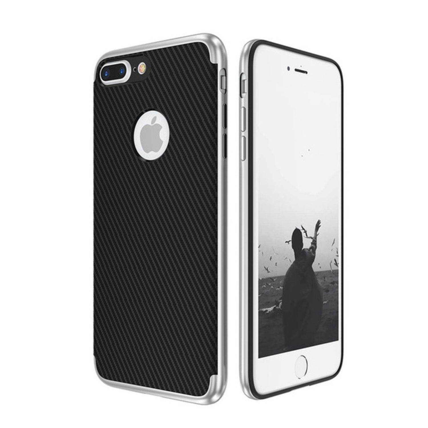 Apple IPhone 6 Plus / 6s Plus Handyhülle Backcover Silber