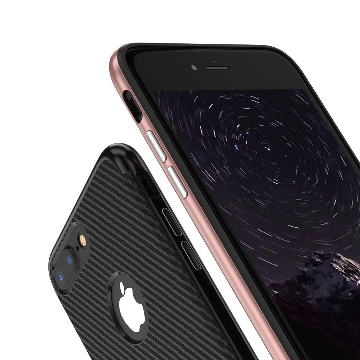 Apple iPhone 7 Plus / 8 Plus Handyhülle Backcover Rosa