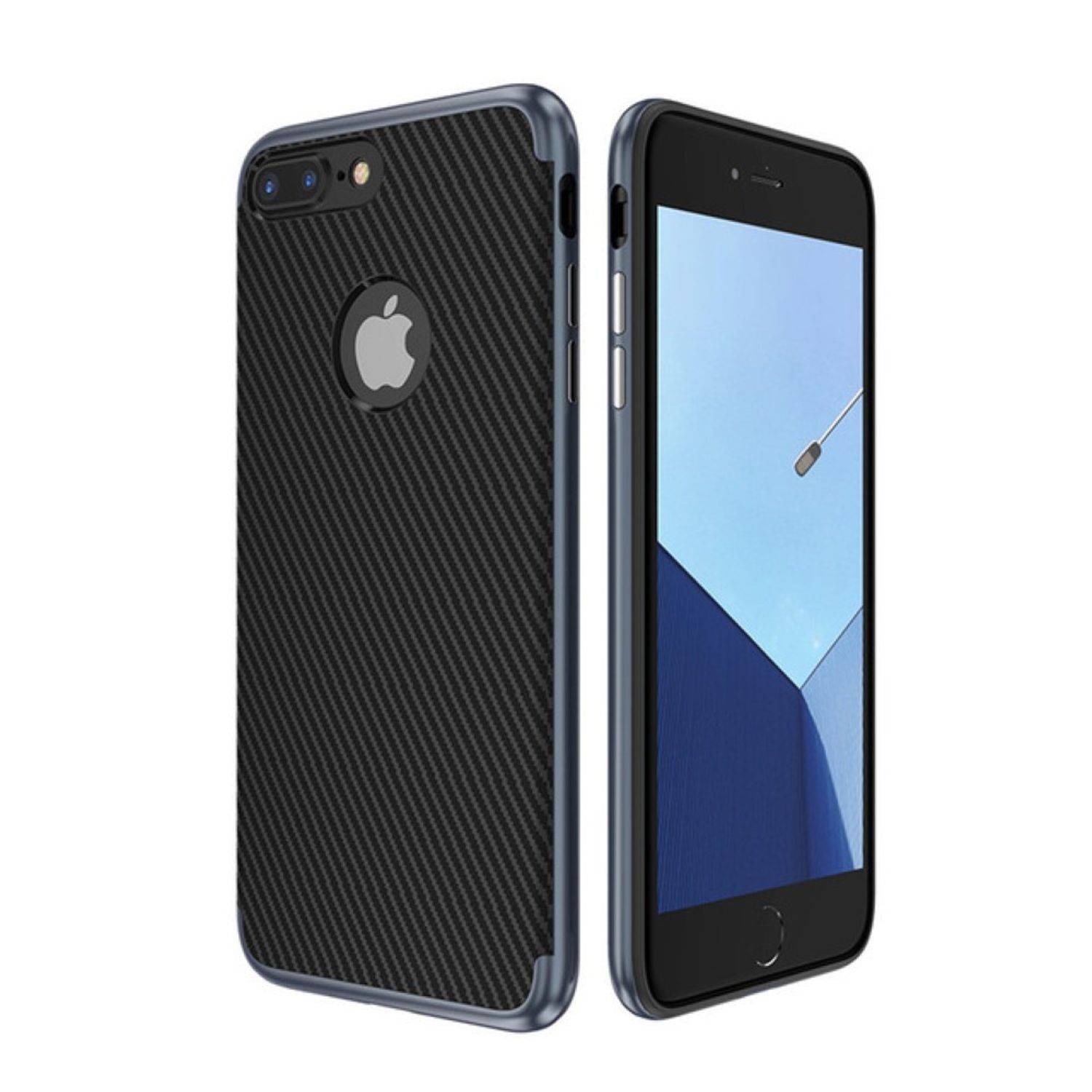 Apple iPhone 7 Plus / 8 Plus Handyhülle Backcover Blau
