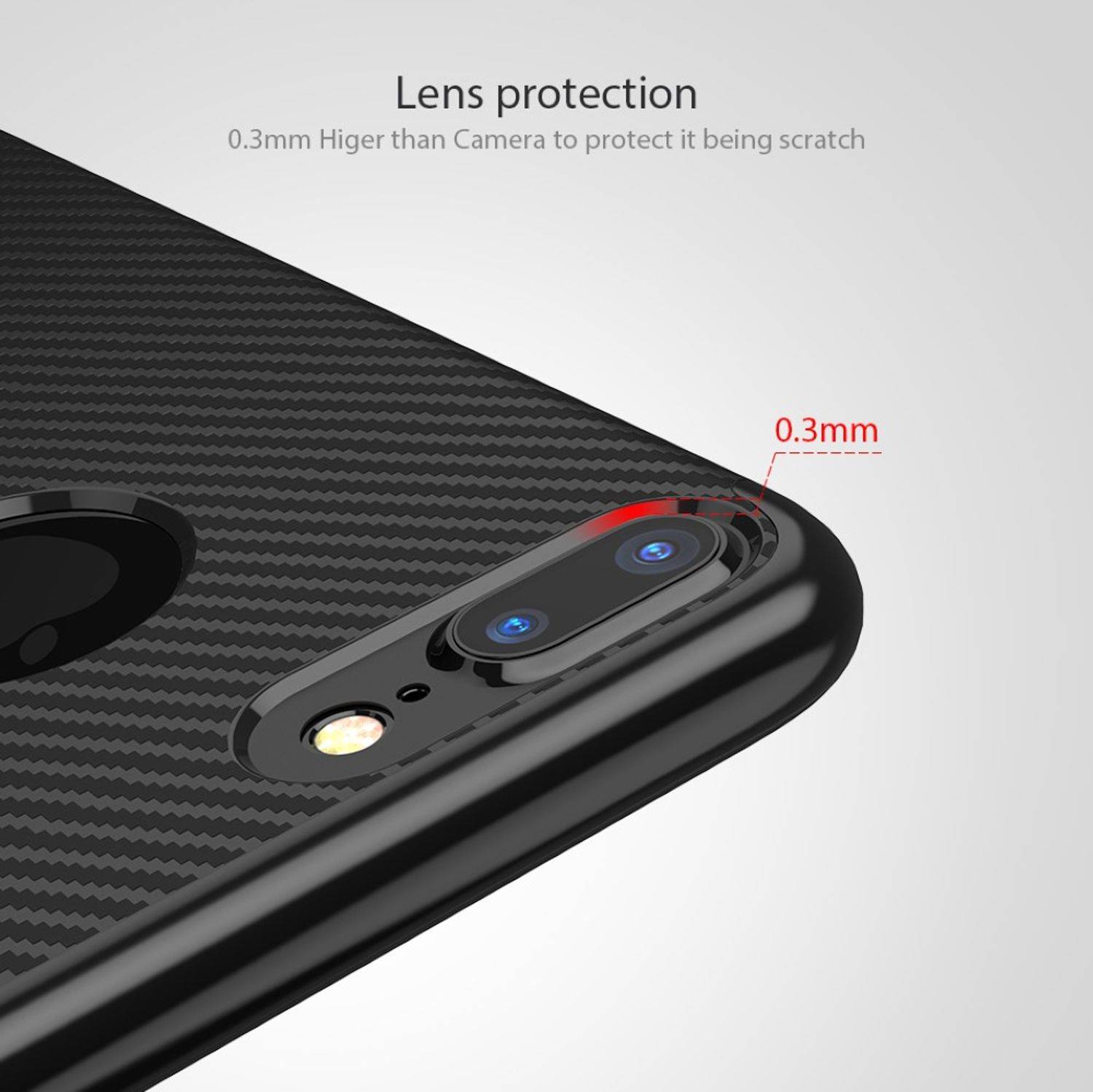 Apple iPhone 7 Plus / 8 Plus Handyhülle Backcover Blau