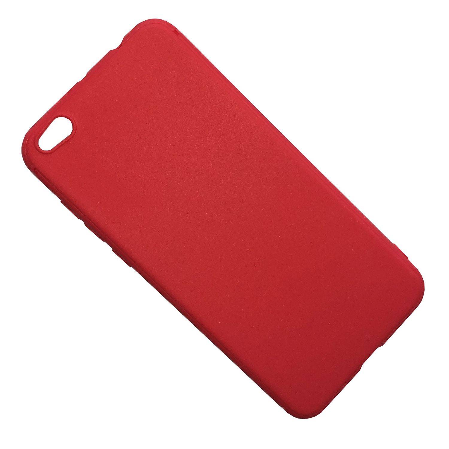 Xiaomi Mi 5c Handyhülle Backcover Rot