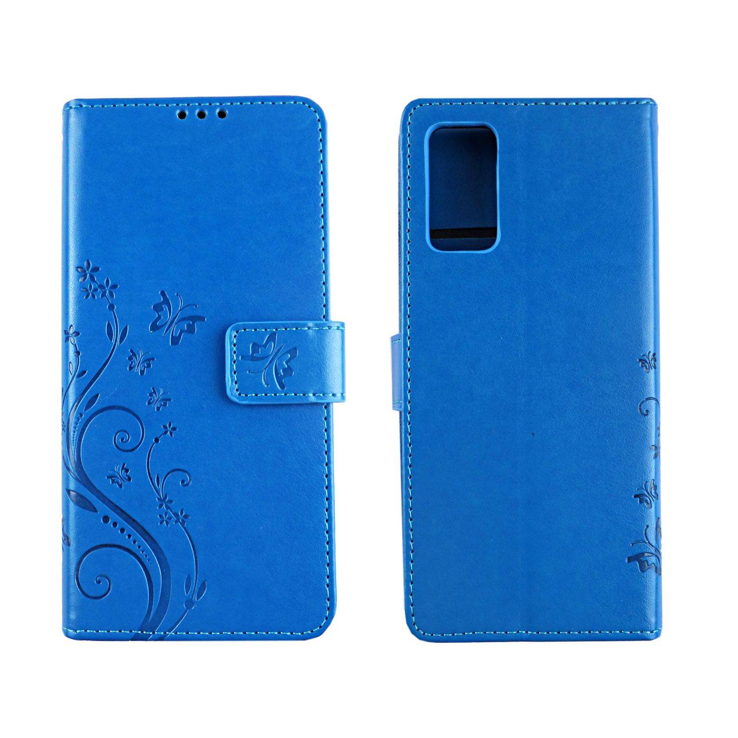 Samsung Galaxy Note 20 Handyhülle Bookcover Blau