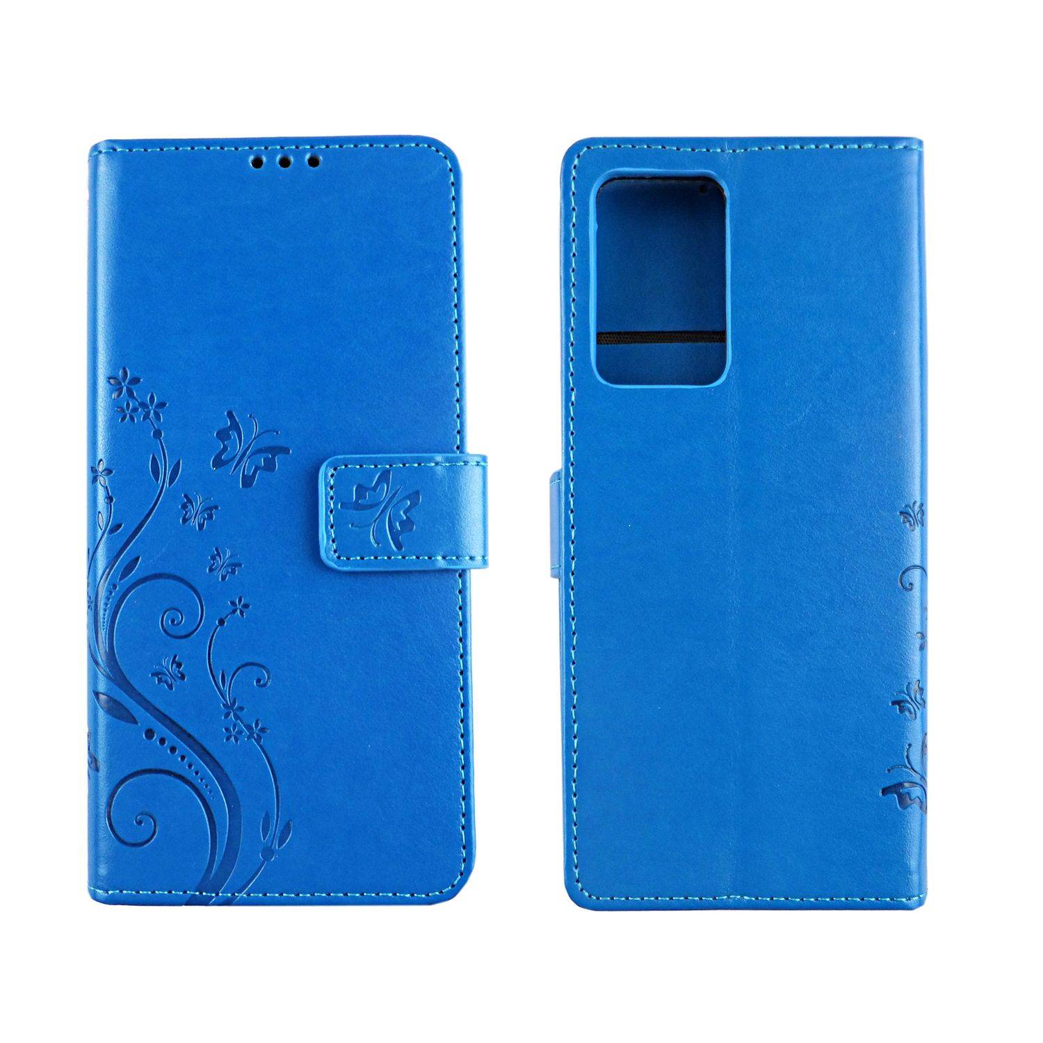 Samsung Galaxy Note 20 Ultra Handyhülle Bookcover Blau