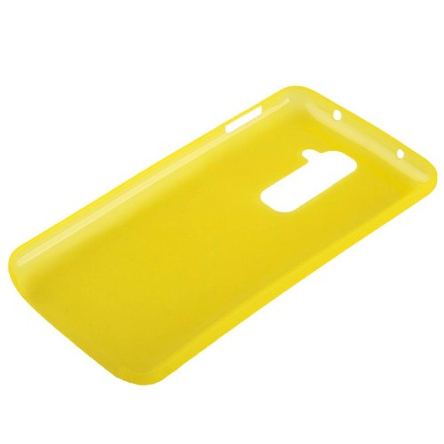 LG Optimus G2 Handyhülle Backcover Gelb