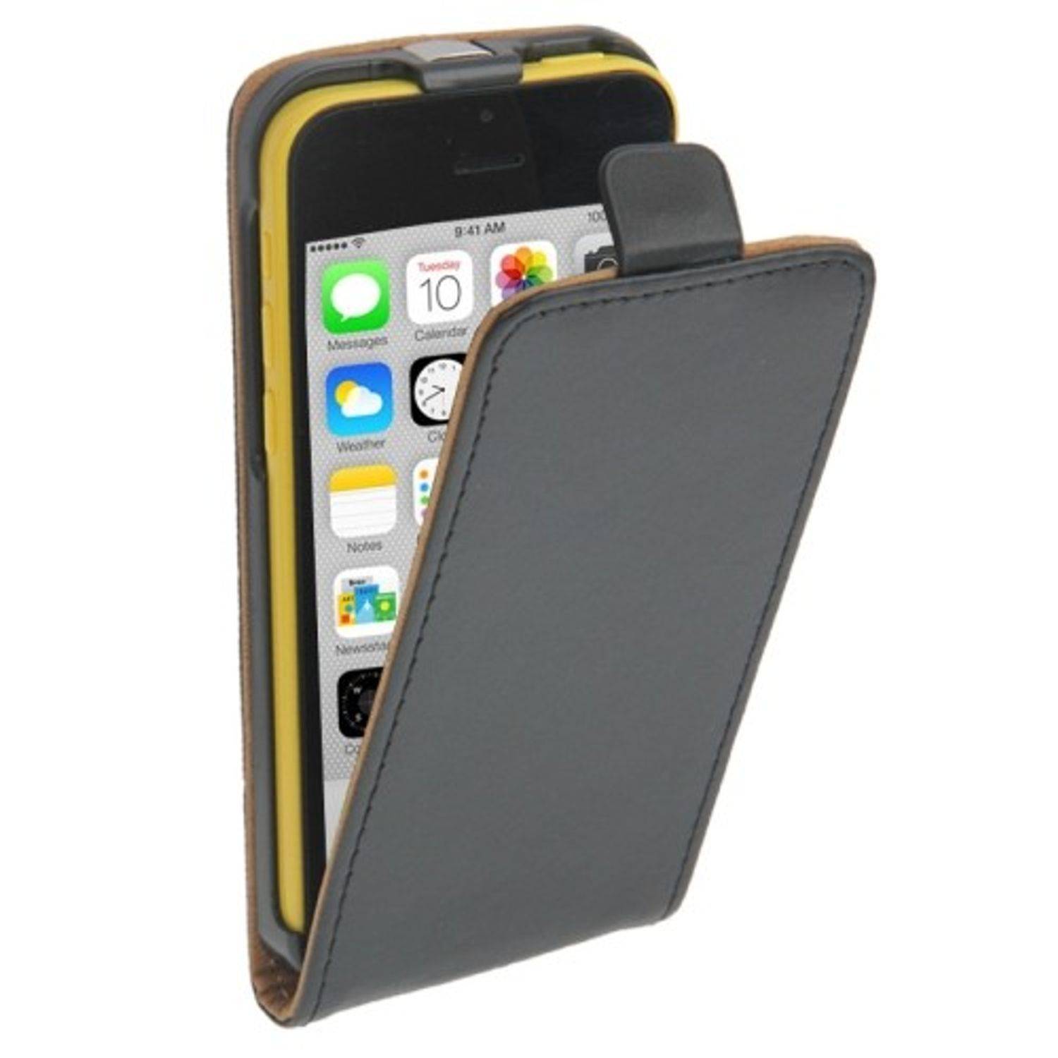Apple iPhone 5c Handyhülle Backcover Schwarz