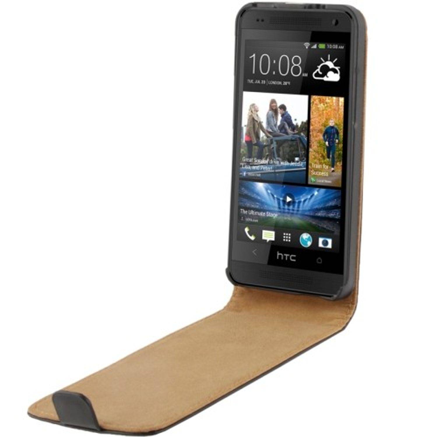 HTC One Mini Handyhülle Backcover Schwarz