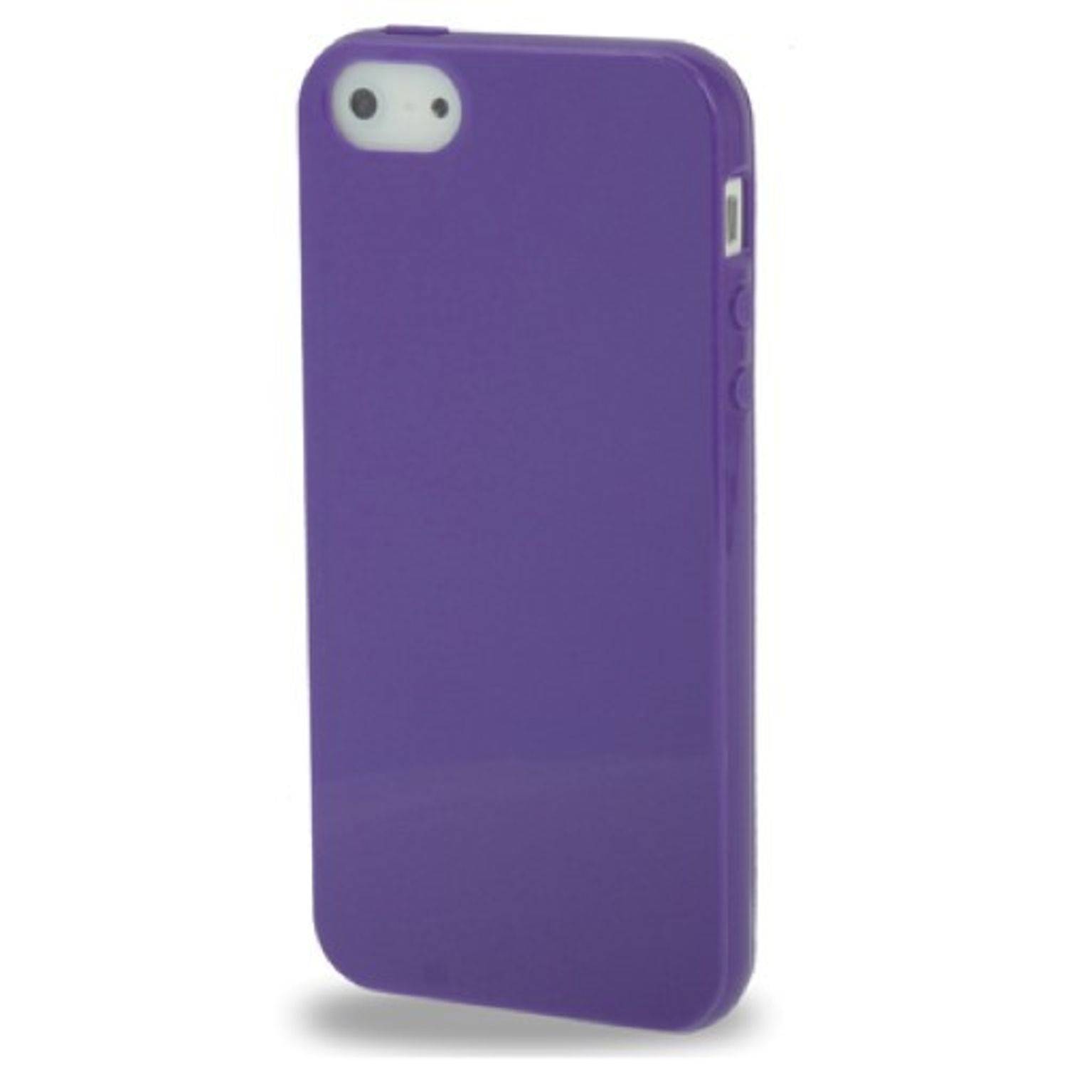 Apple iPhone 5 / 5s / SE Handyhülle Backcover Violett