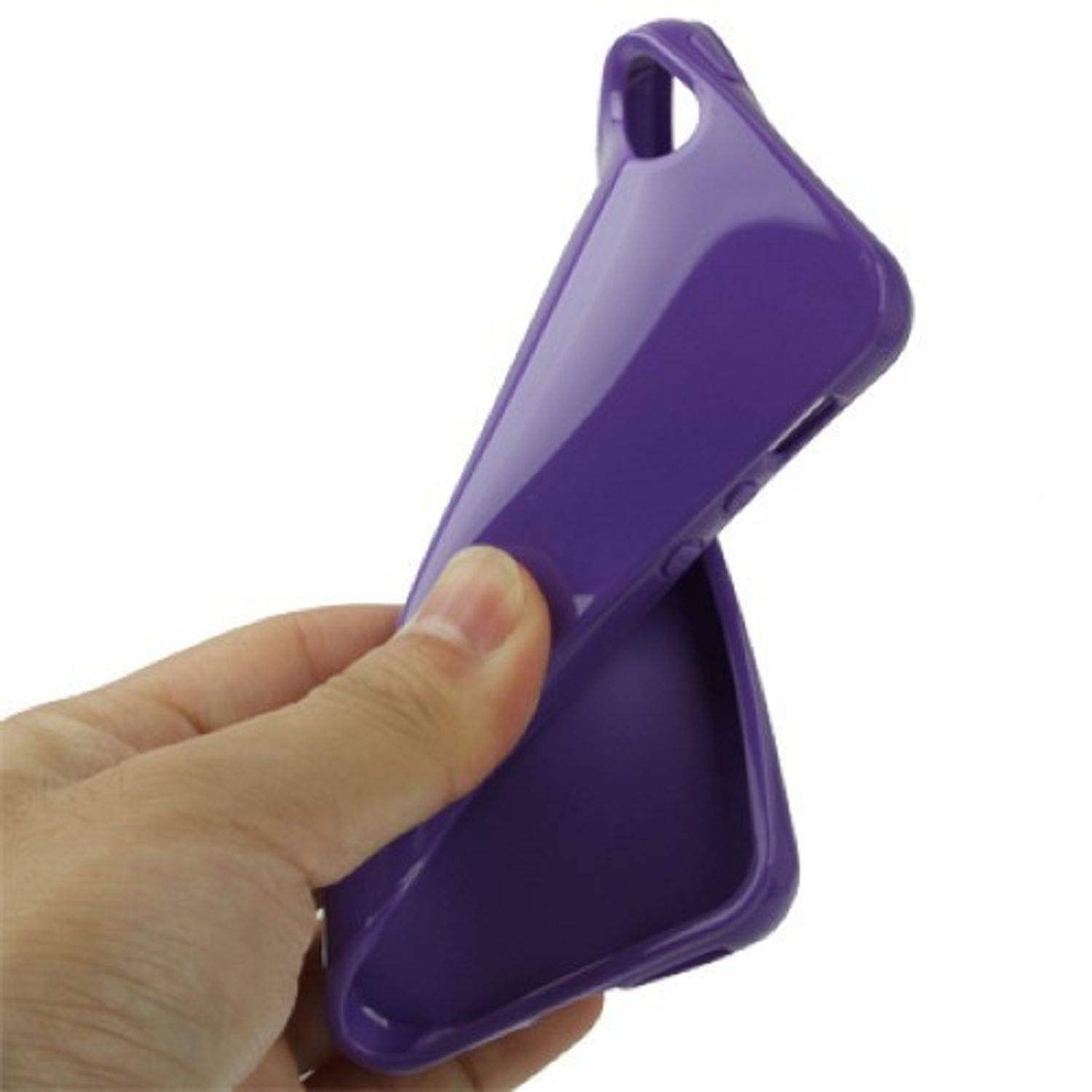 Apple iPhone 5 / 5s / SE Handyhülle Backcover Violett