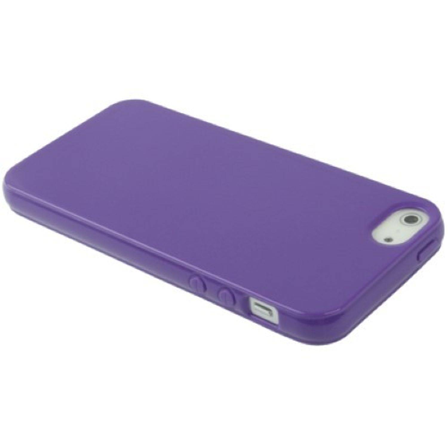 Apple iPhone 5 / 5s / SE Handyhülle Backcover Violett