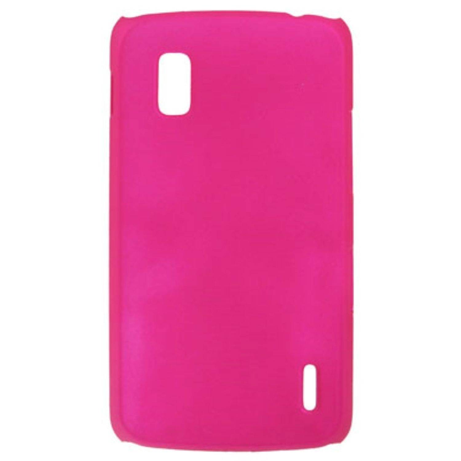LG Nexus 4 Handyhülle Backcover Rosa