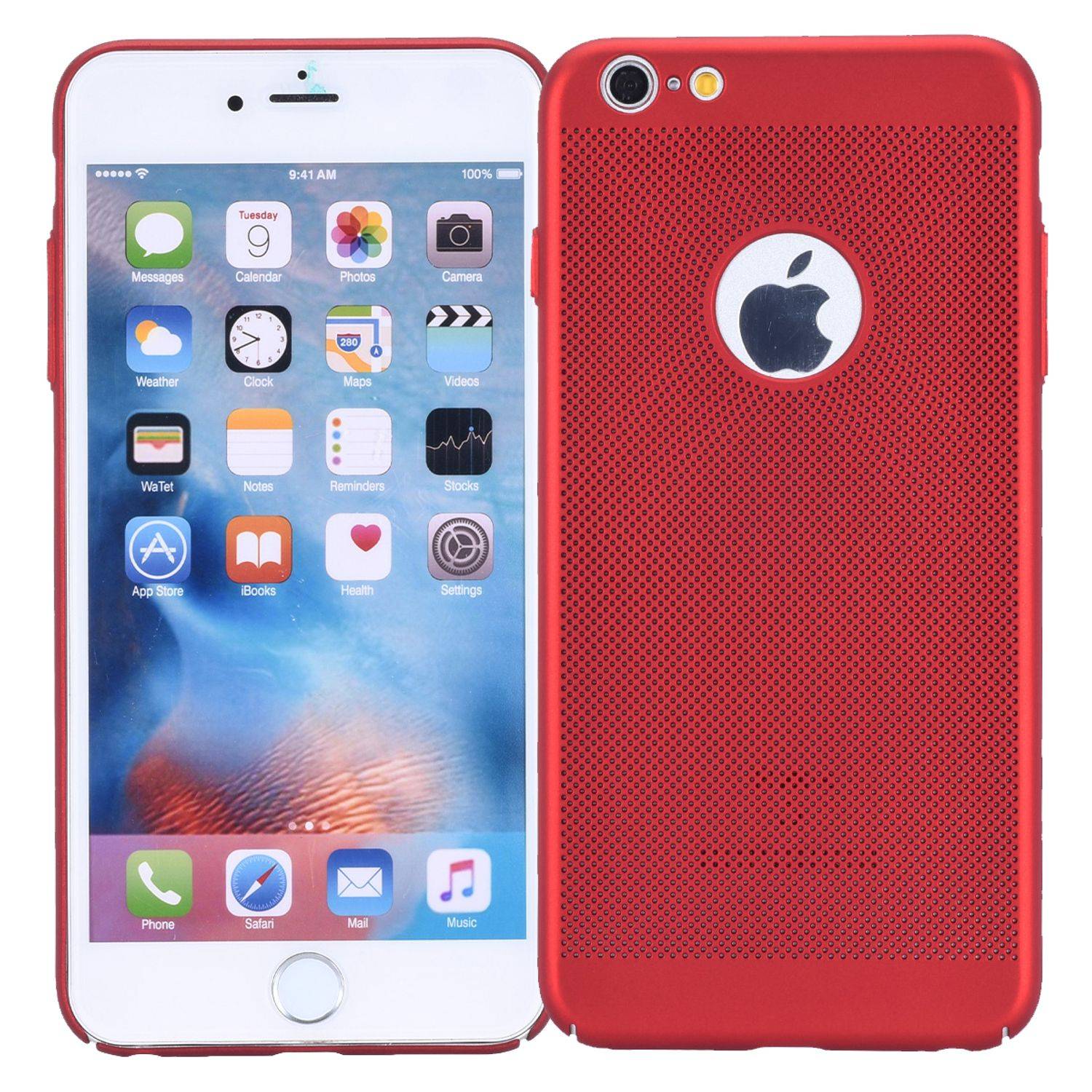 Apple iPhone 5 / 5s / SE Handyhülle Backcover Rot