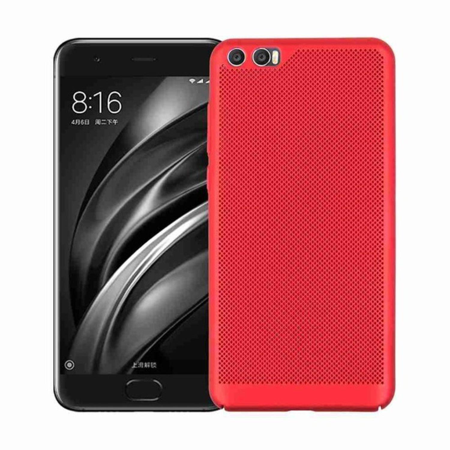 Xiaomi Mi 5c Handyhülle Backcover Rot