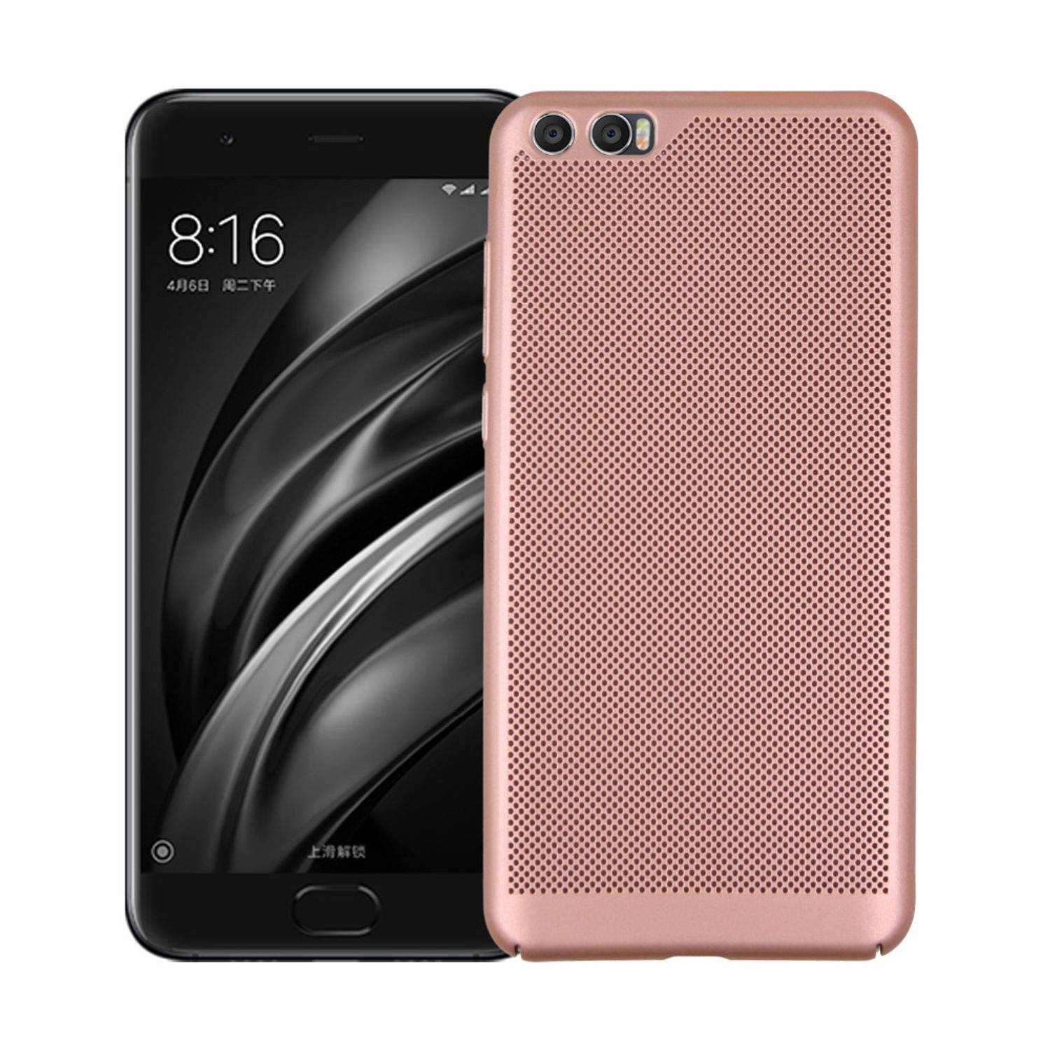 Xiaomi Mi 6 Plus Handyhülle Backcover Rosa