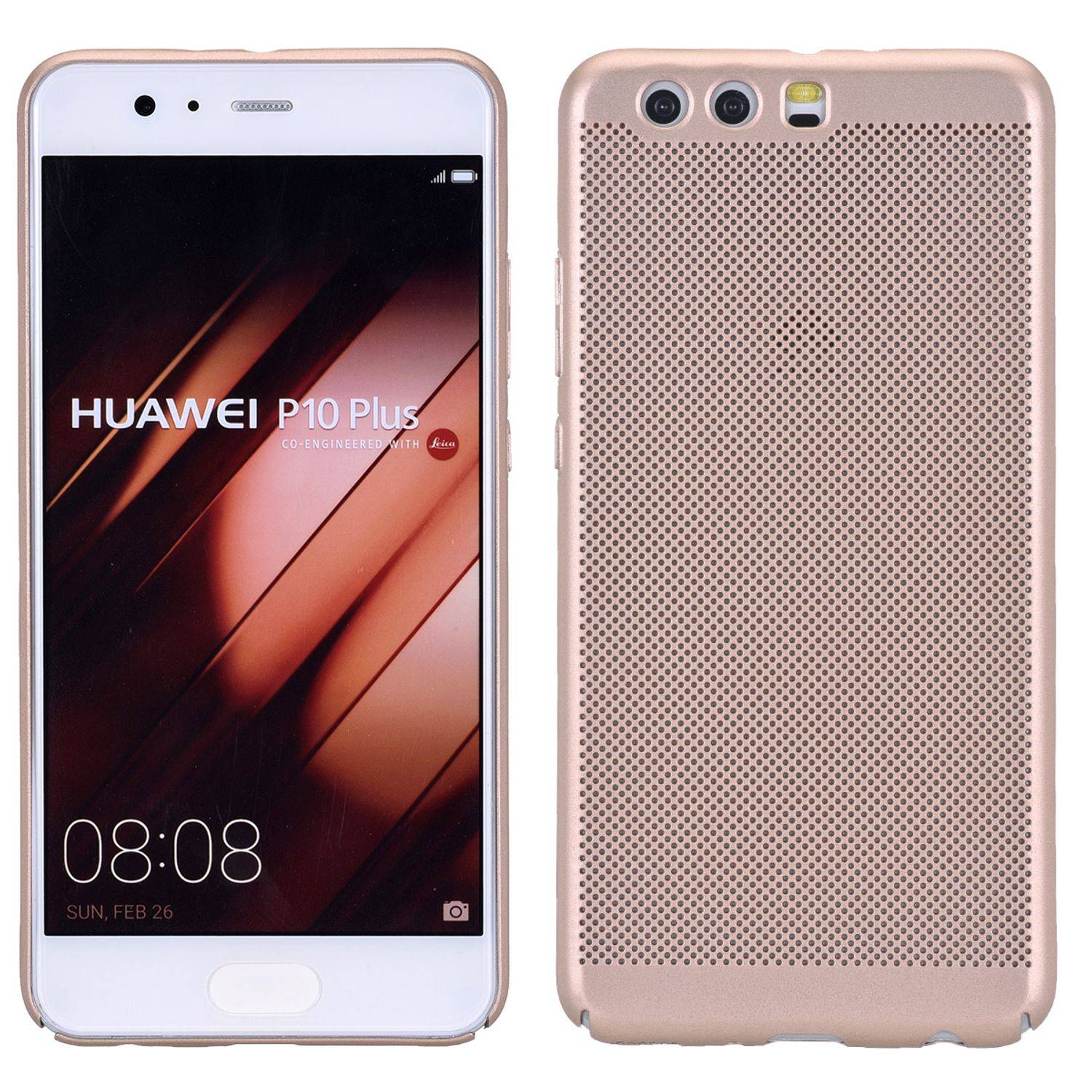 Huawei P10 Lite Handyhülle Backcover Gold