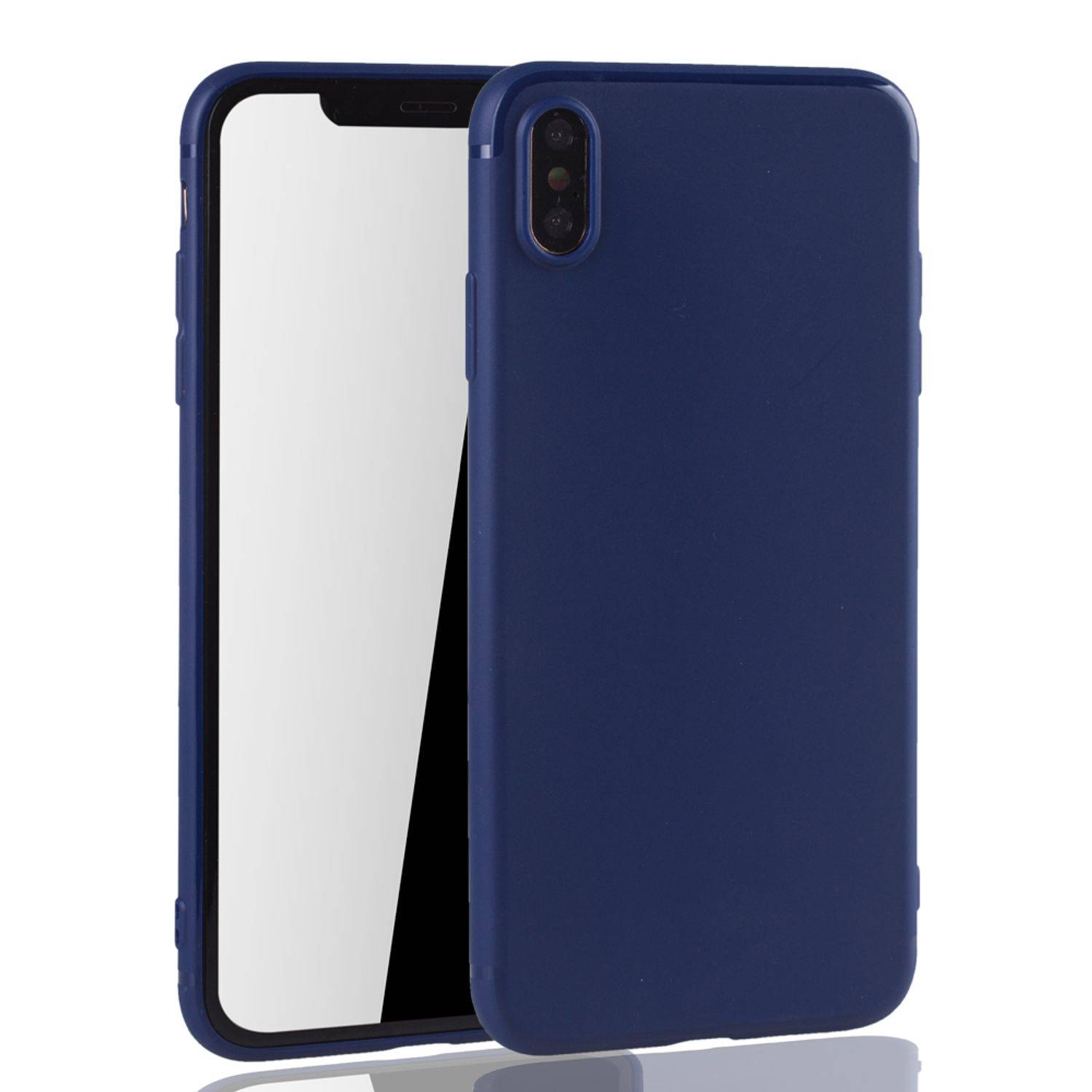 Apple iPhone XS Max Handyhülle Backcover Blau
