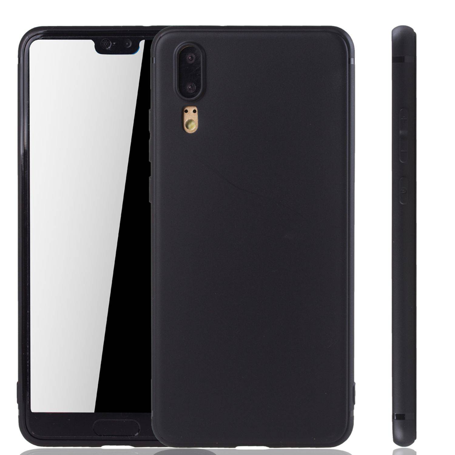 Huawei P20 Handyhülle Backcover Schwarz