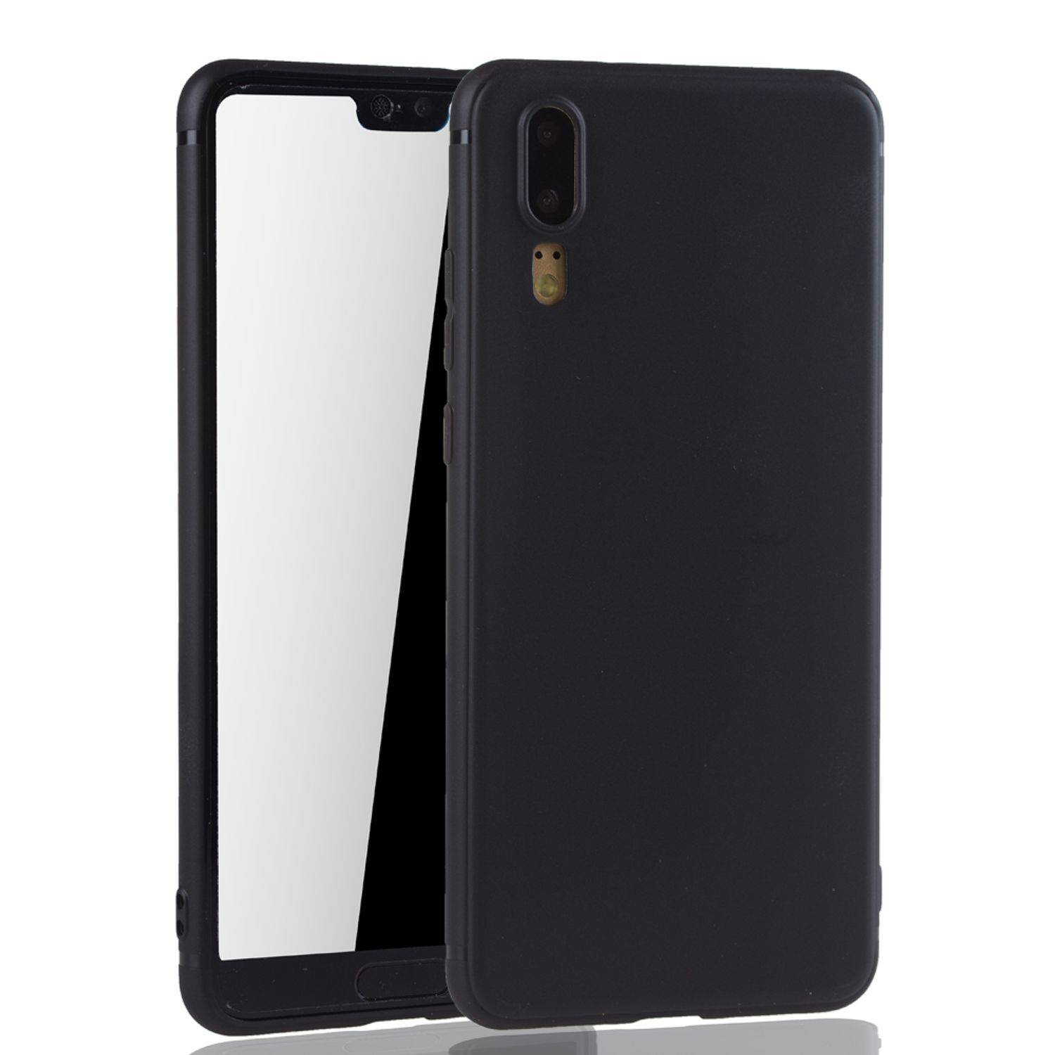 Huawei P20 Handyhülle Backcover Schwarz