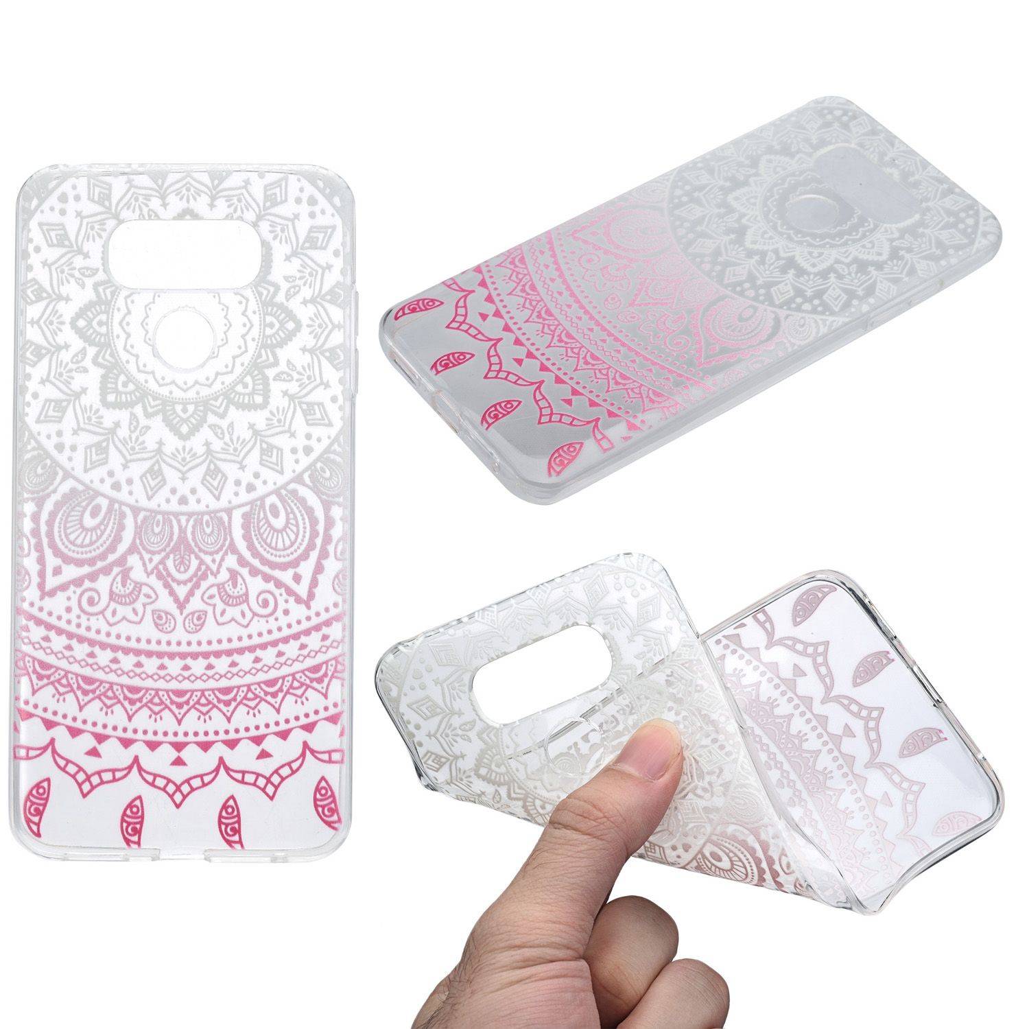LG G5 Handyhülle Backcover Weiß