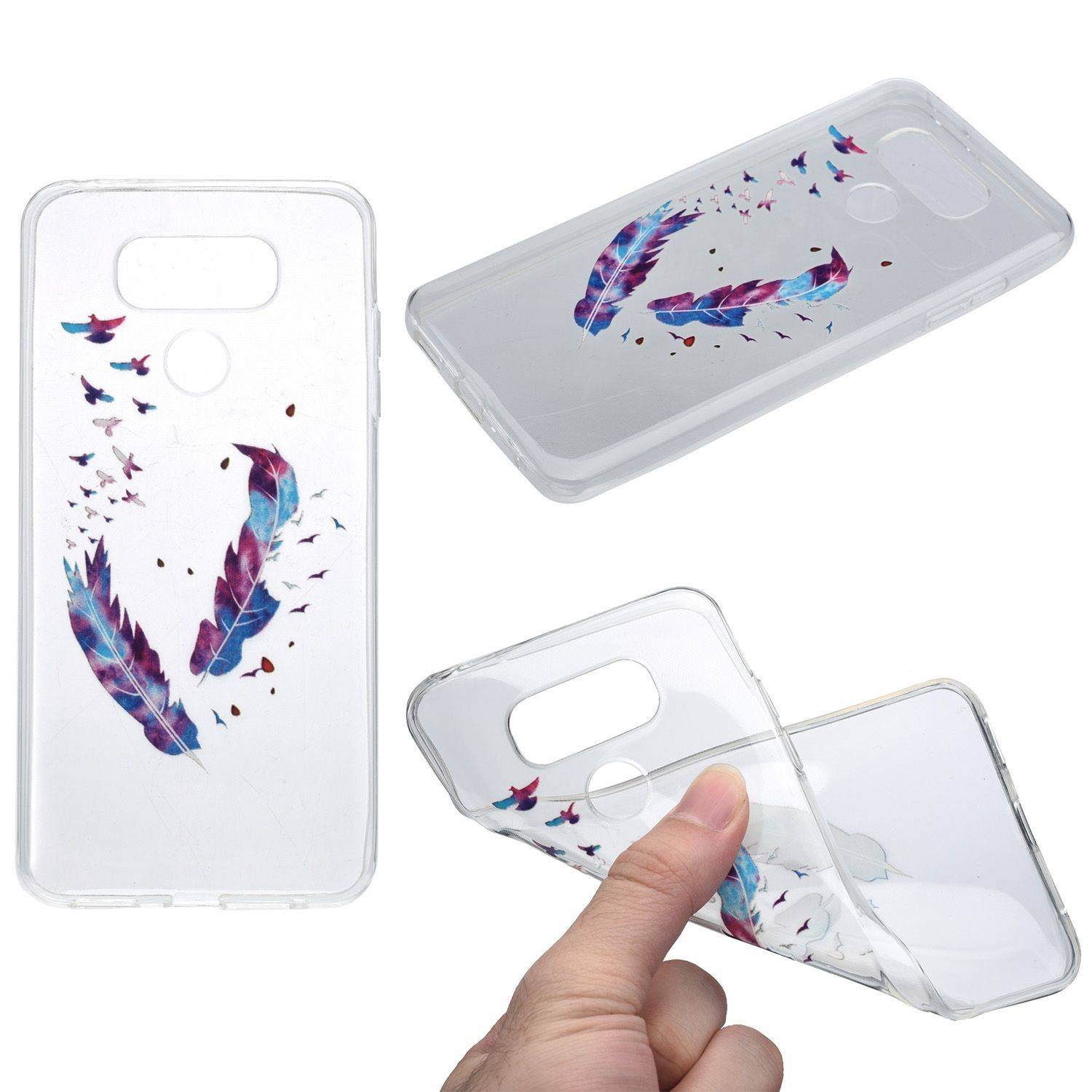 LG G6 Handyhülle Backcover Mehrfarbig