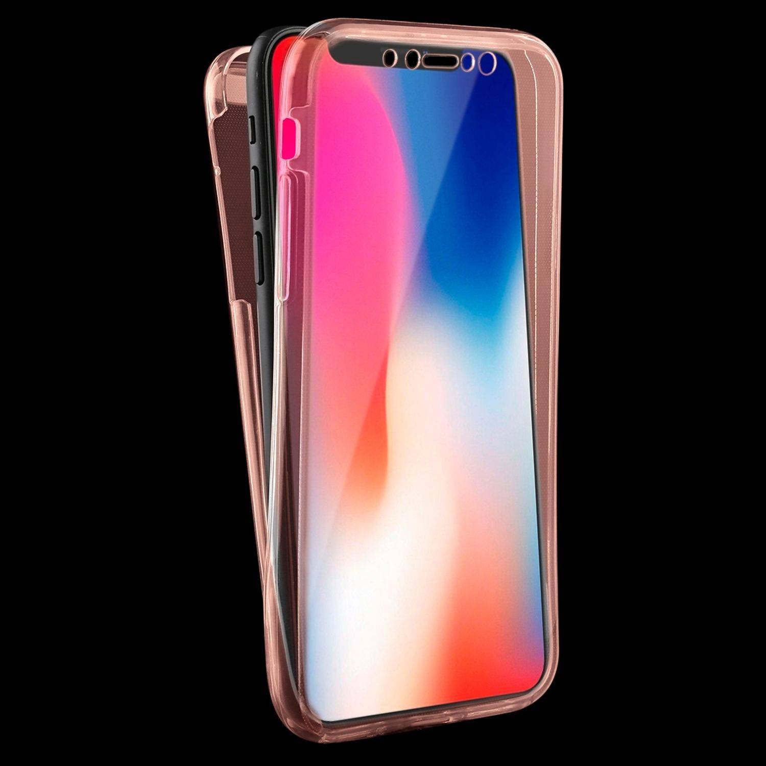 Apple iPhone X / iPhone XS Handyhülle Backcover Rosa