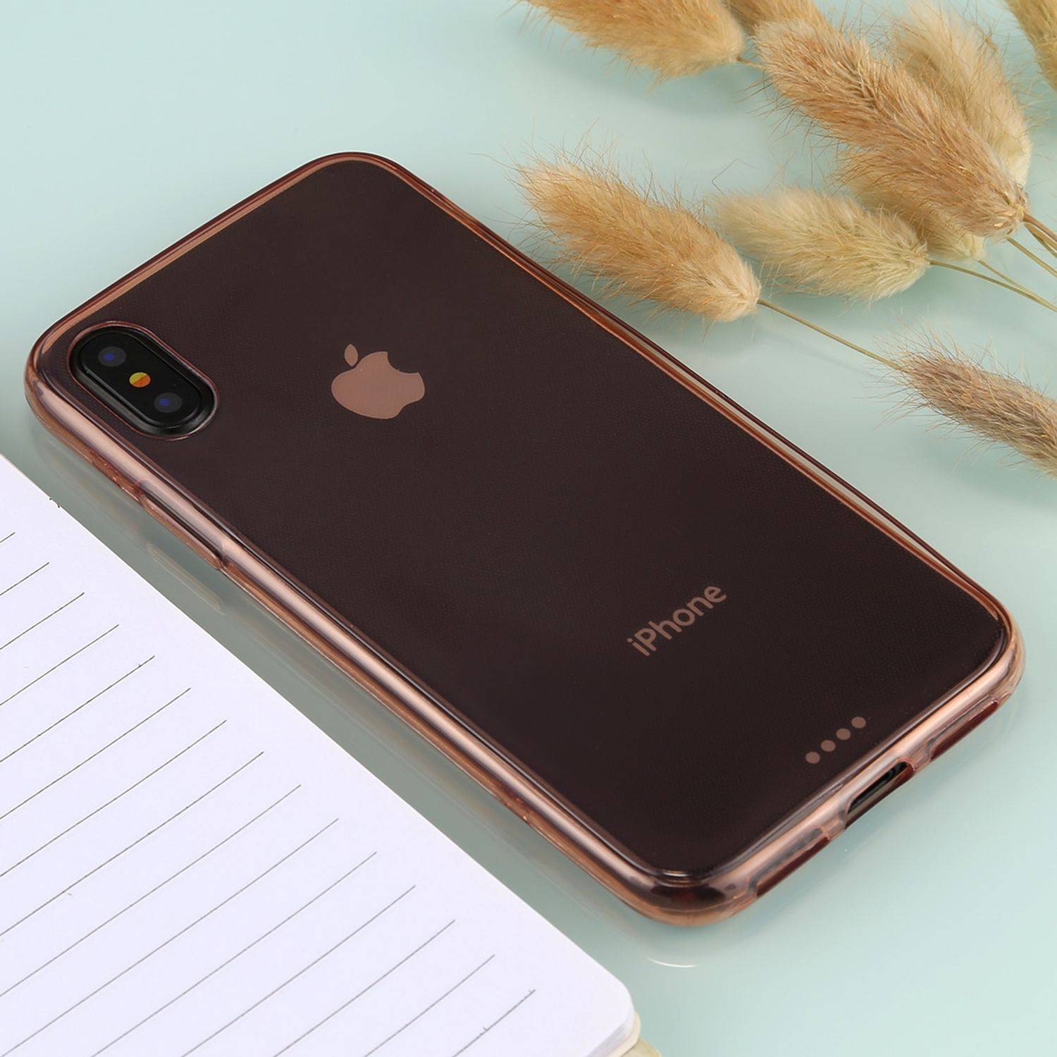 Apple iPhone X / iPhone XS Handyhülle Backcover Rosa