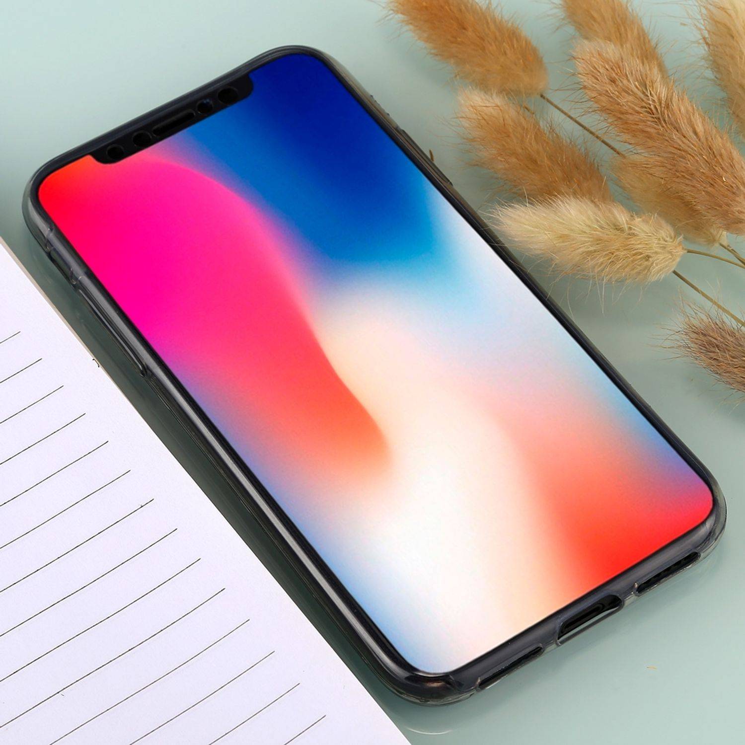 Apple iPhone X / iPhone XS Handyhülle Backcover Rosa