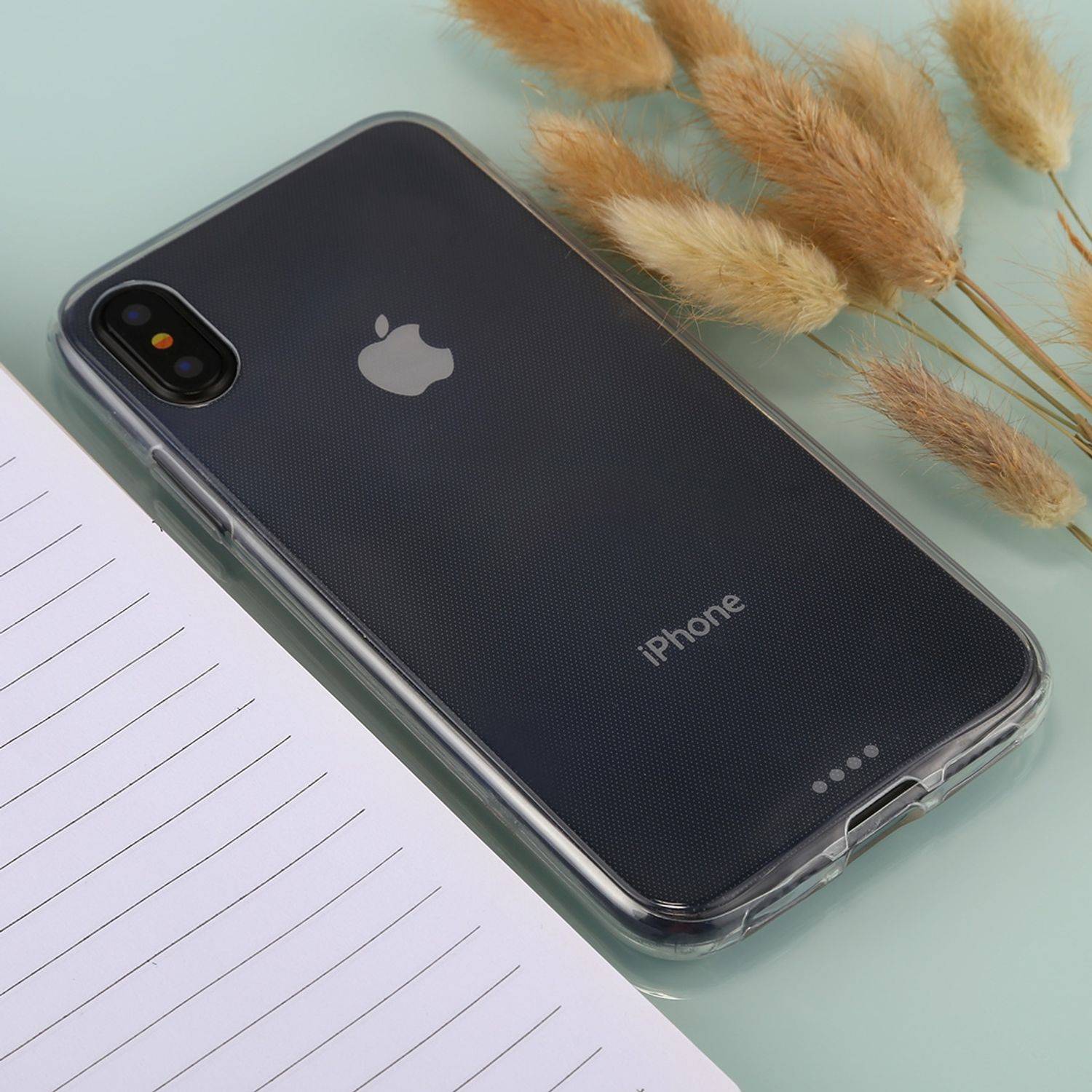 Apple iPhone X / iPhone XS Handyhülle Backcover Transparent