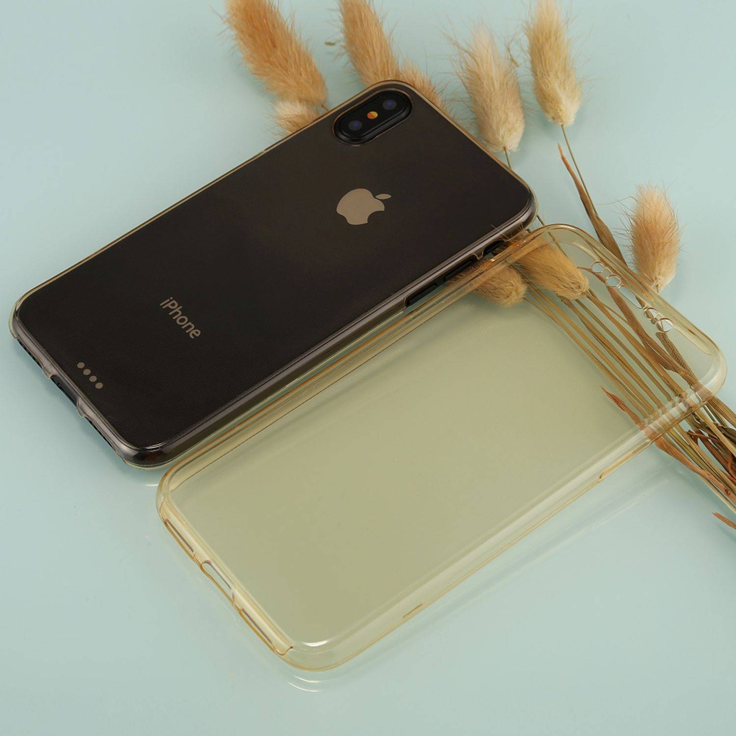 Apple iPhone X / iPhone XS Handyhülle Backcover Transparent