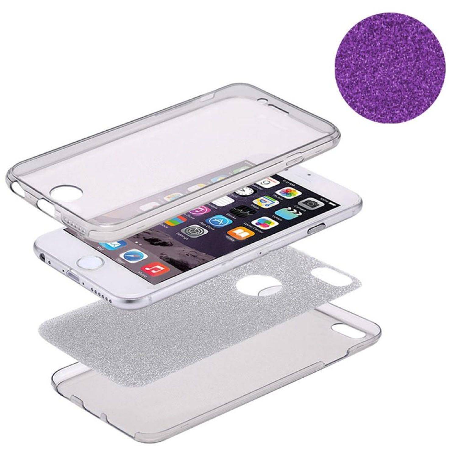 Huawei P10 Handyhülle Backcover Violett