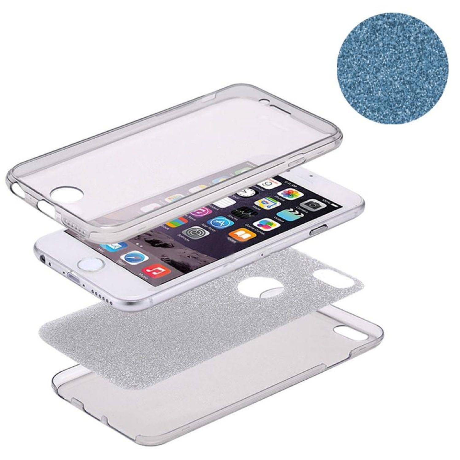 Huawei P8 Lite Handyhülle Backcover Blau