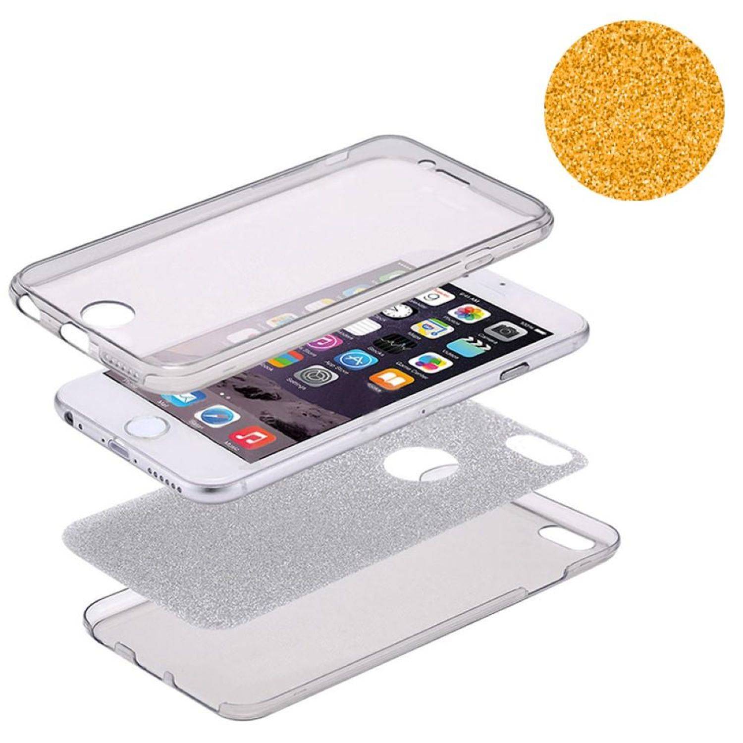 Huawei P8 Lite 2017 Handyhülle Backcover Orange