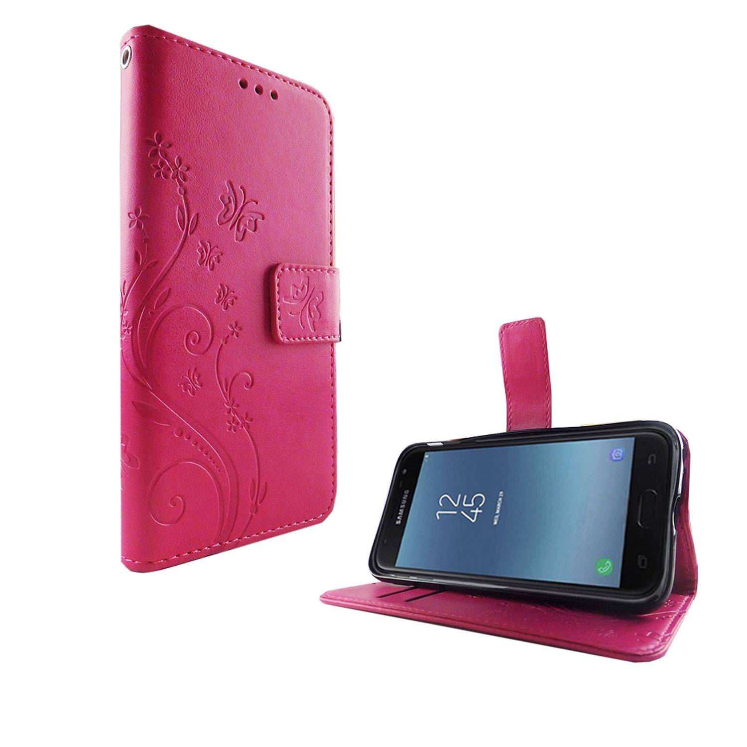 Samsung Galaxy J5 (2017) Handyhülle Bookcover Rosa