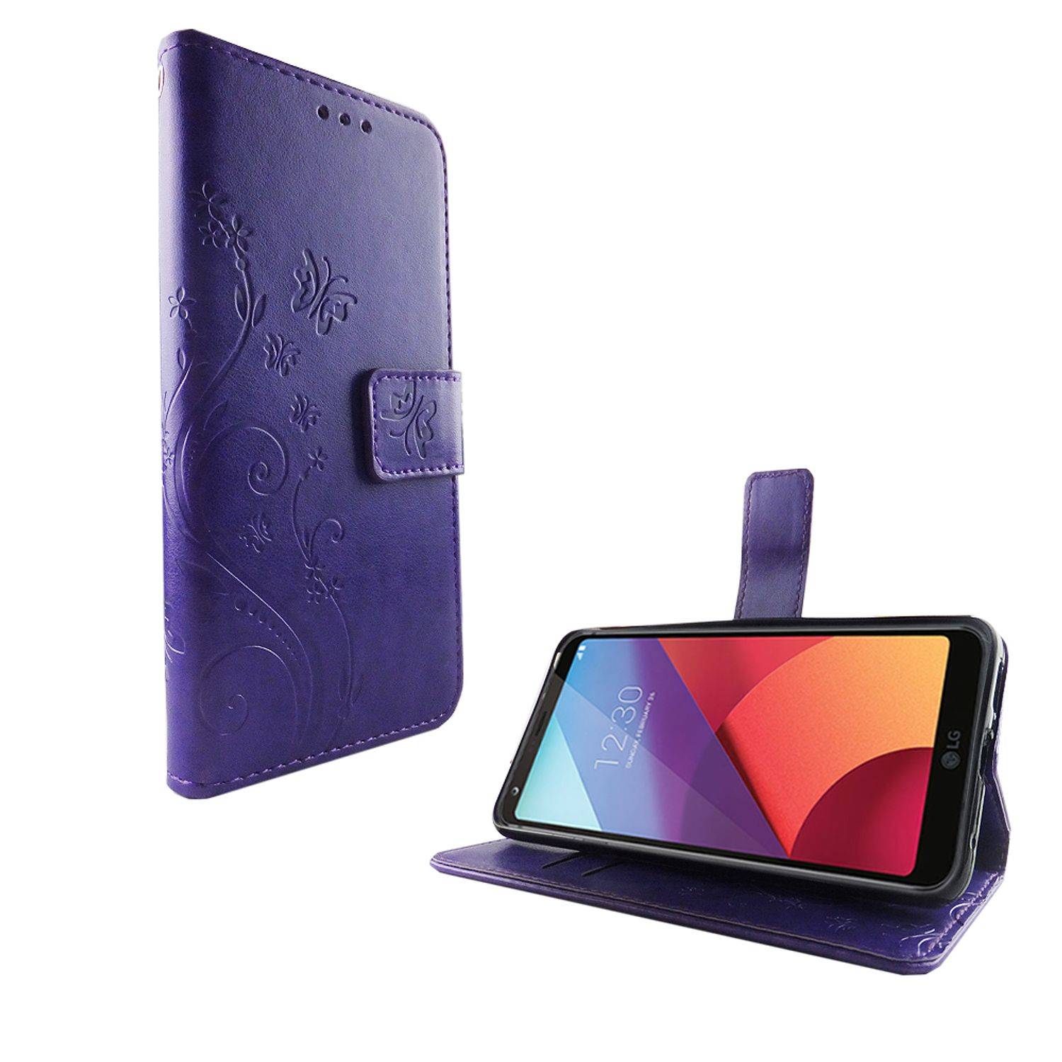 LG G6 Handyhülle Bookcover Violett