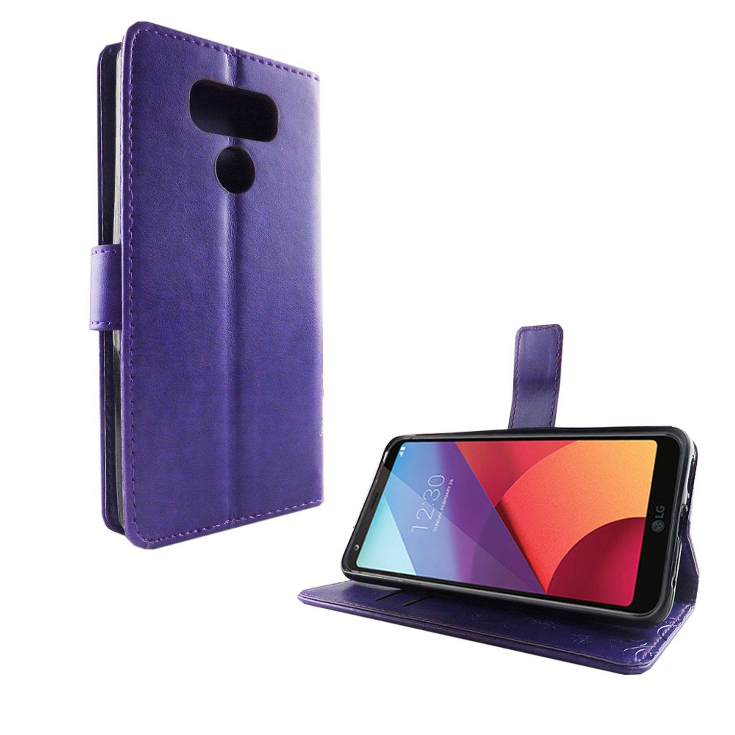 LG G6 Handyhülle Bookcover Violett