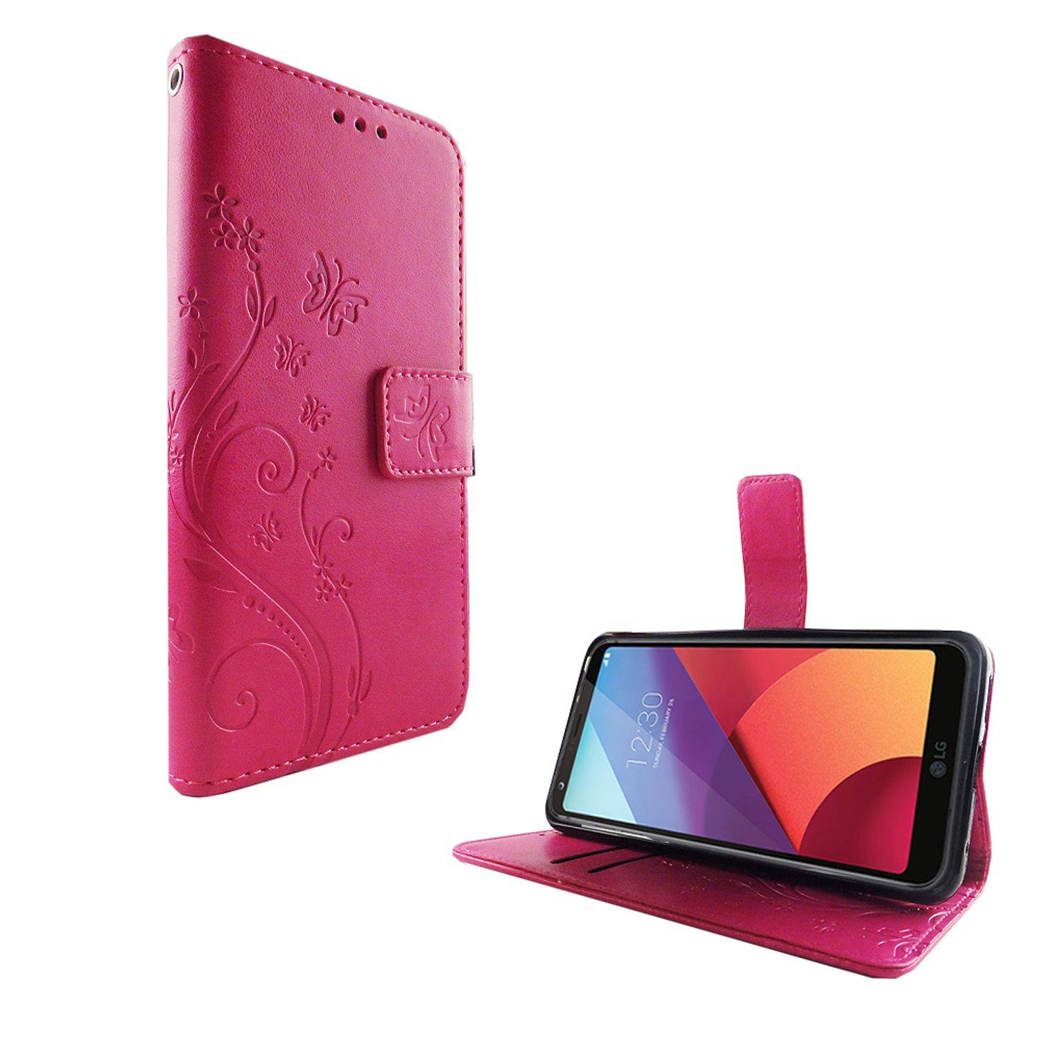LG G6 Handyhülle Bookcover Rosa