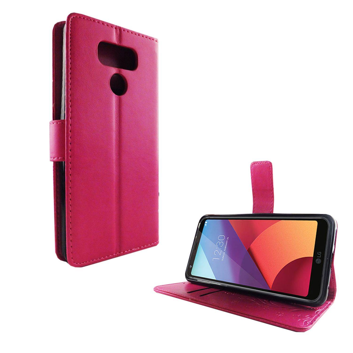 LG G6 Handyhülle Bookcover Rosa