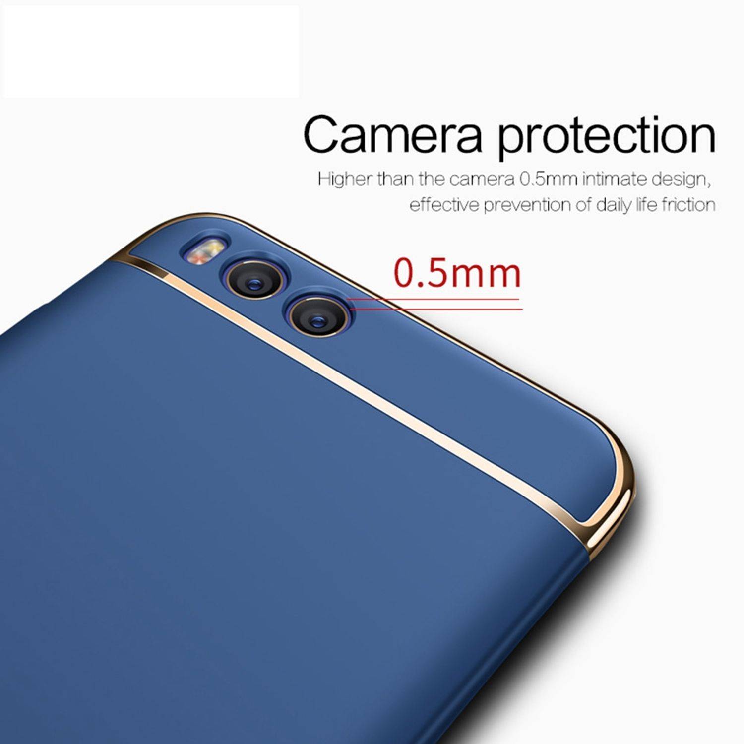 Xiaomi Mi 6 Plus Handyhülle Backcover Gold
