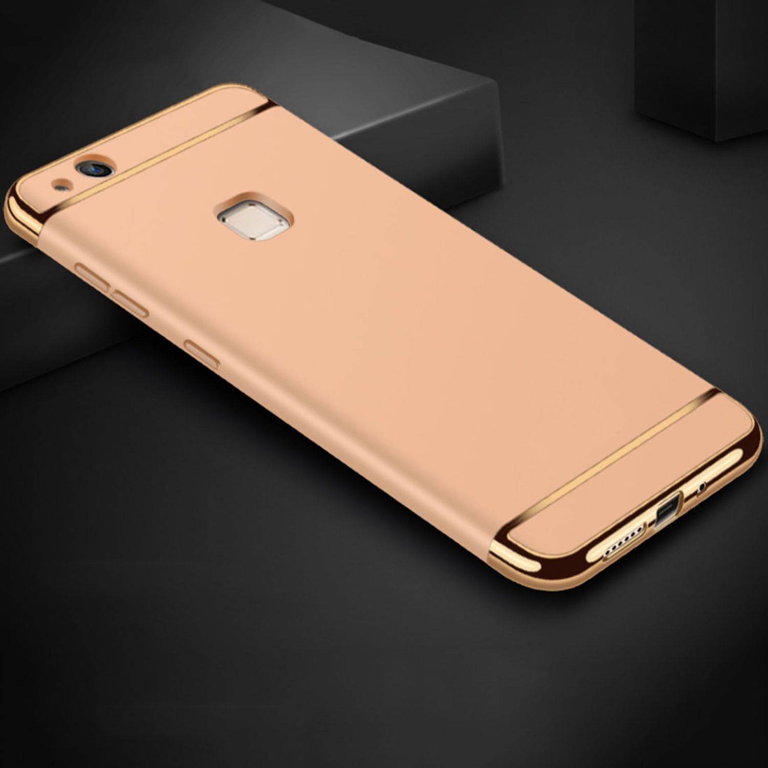 Huawei P9 Lite Handyhülle Backcover Gold