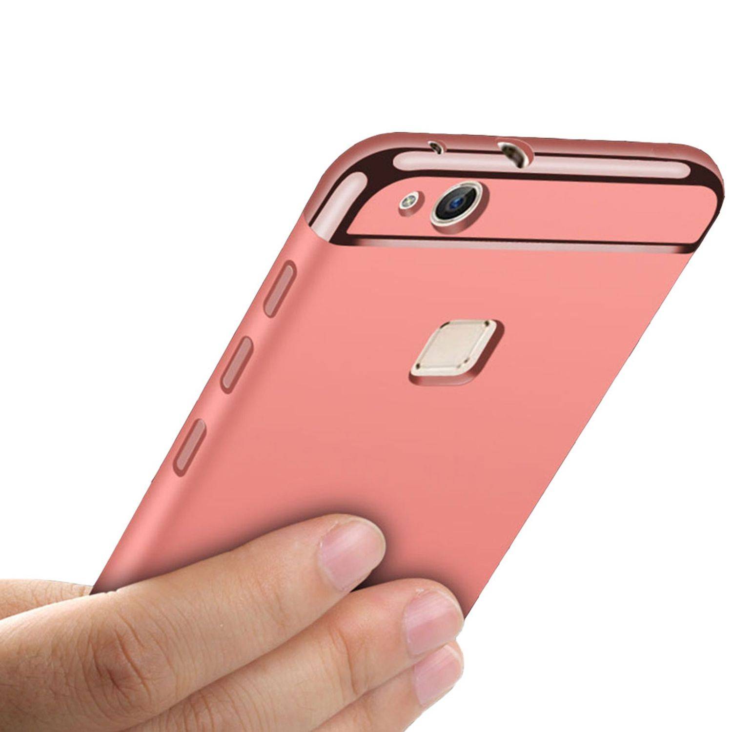 Huawei P9 Lite Handyhülle Backcover Schwarz