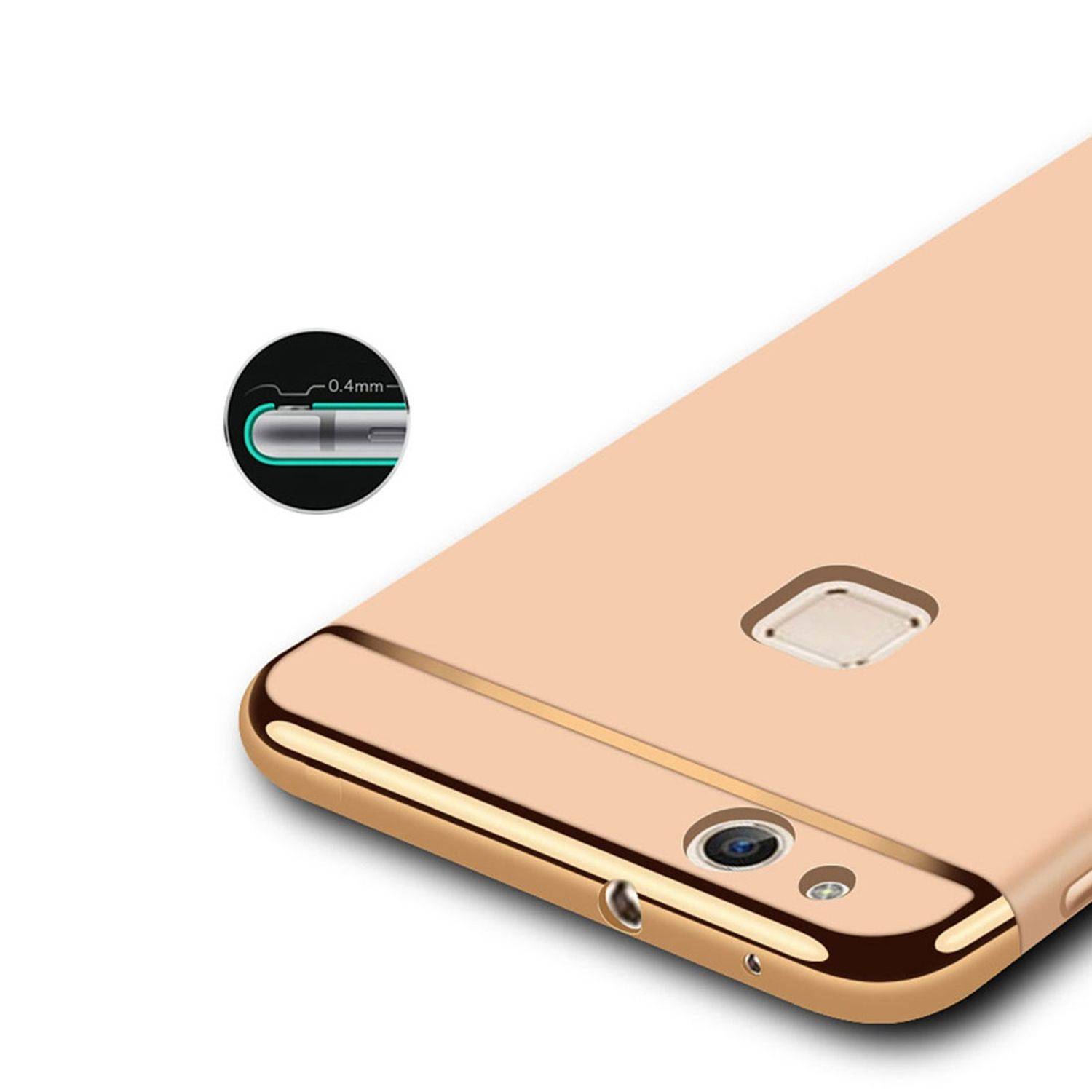 Huawei P9 Lite Handyhülle Backcover Schwarz