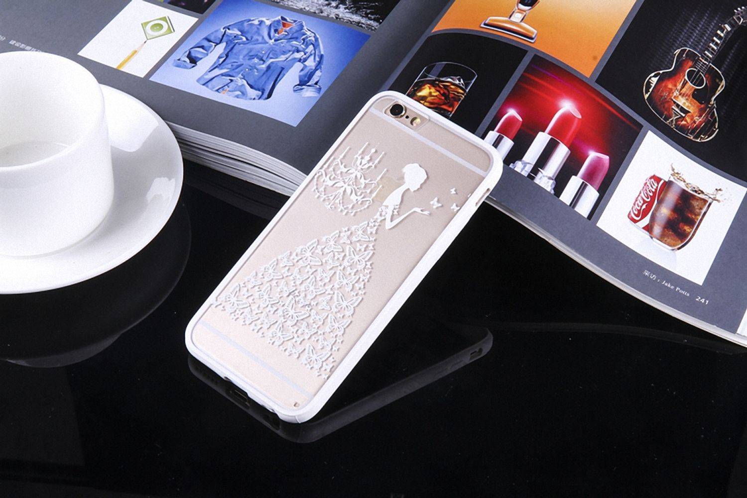 Apple iPhone 6 / 6s Handyhülle Backcover Weiß