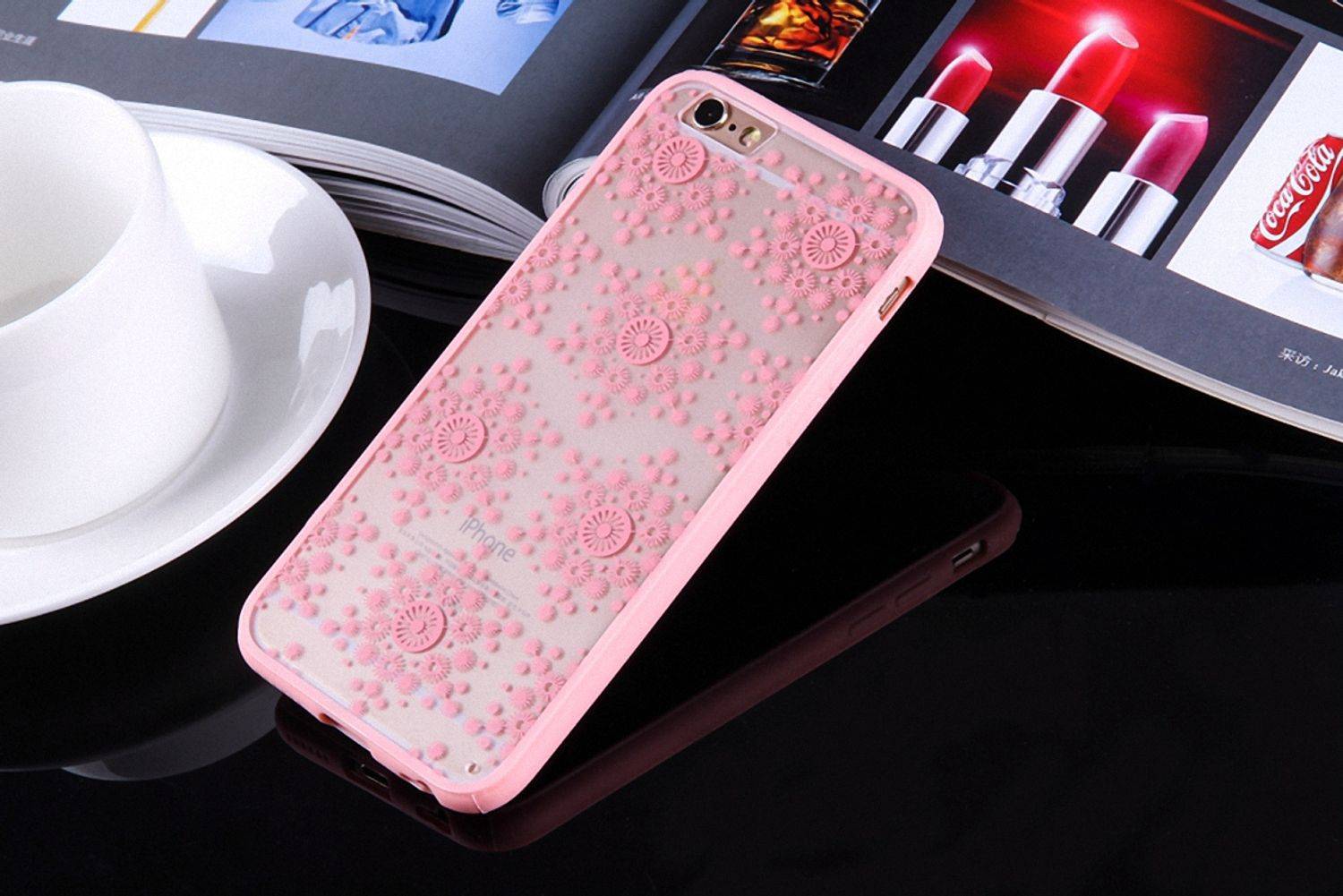 Apple iPhone 6 / 6s Handyhülle Backcover Rosa