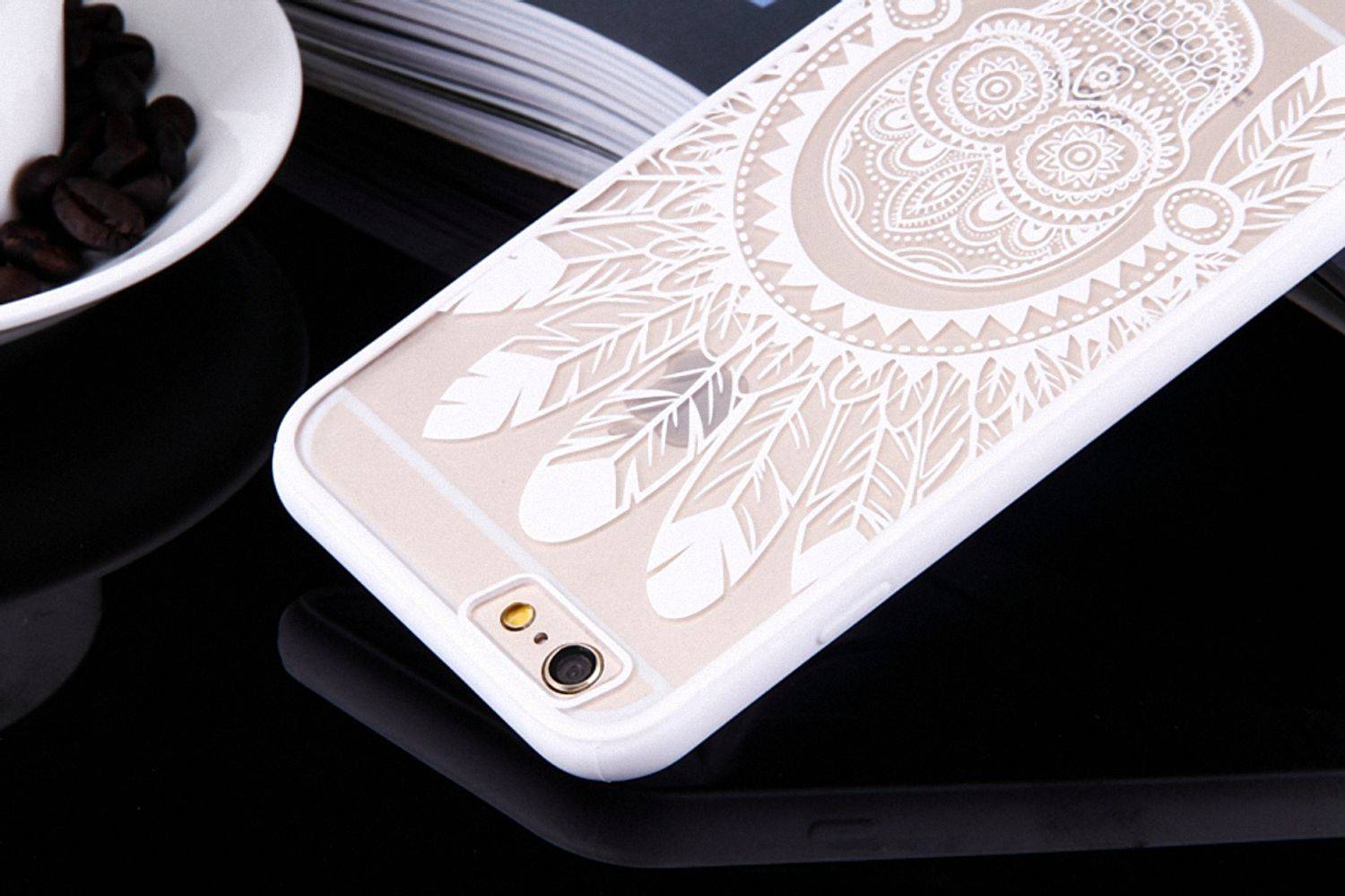 Apple IPhone 6 Plus / 6s Plus Handyhülle Backcover Weiß