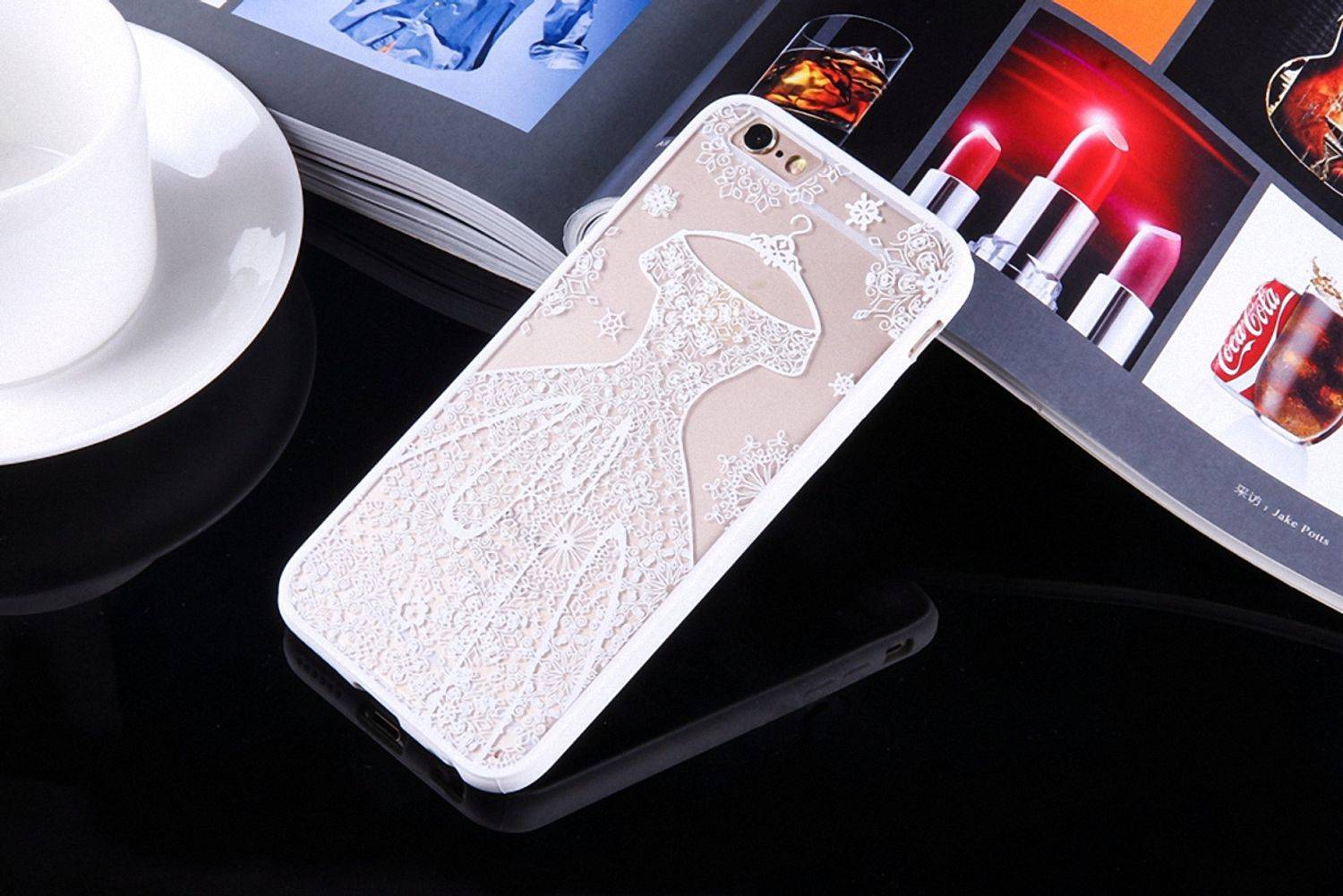 Apple IPhone 6 Plus / 6s Plus Handyhülle Backcover Weiß