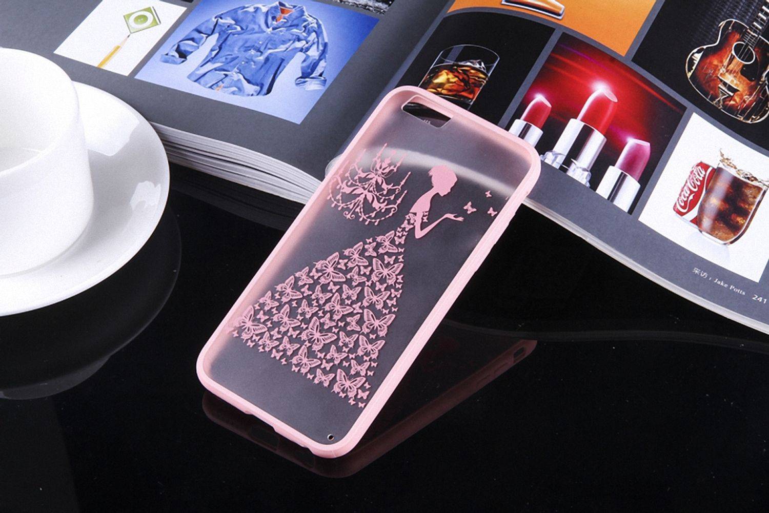 Apple IPhone 6 Plus / 6s Plus Handyhülle Backcover Rosa