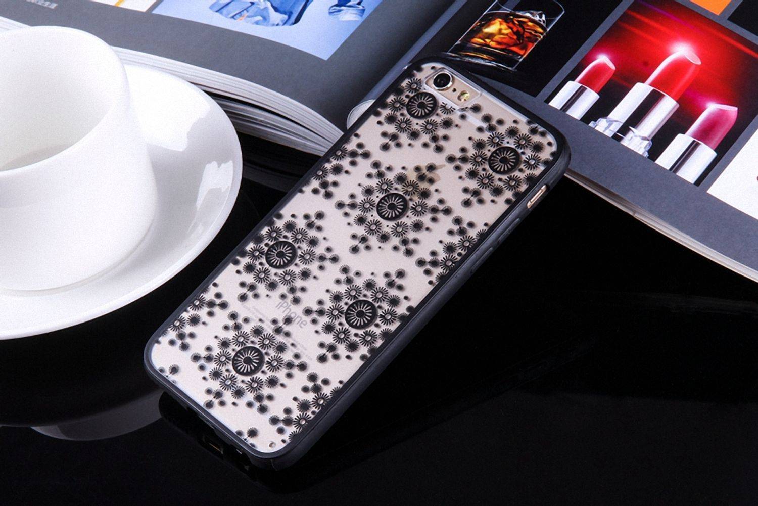 Apple IPhone 7 / 8 / SE 2020 Handyhülle Backcover Schwarz