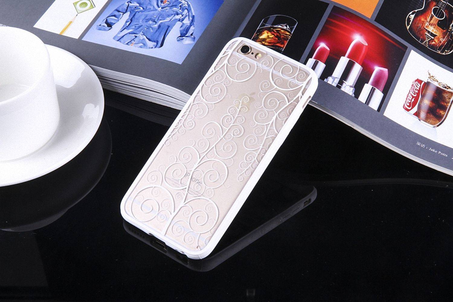 Apple iPhone 7 Plus / 8 Plus Handyhülle Backcover Weiß