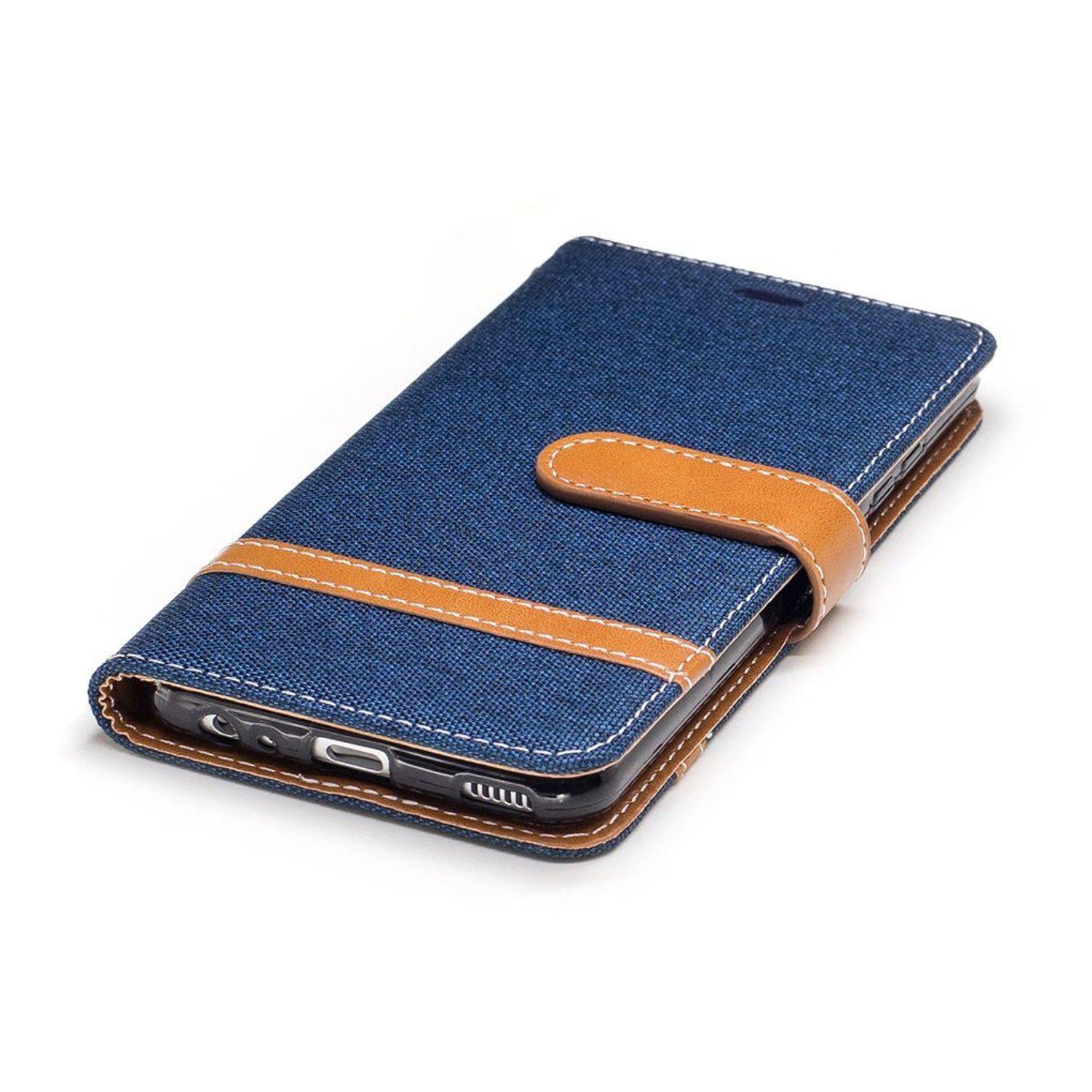 Huawei P10 Handyhülle Bookcover Blau