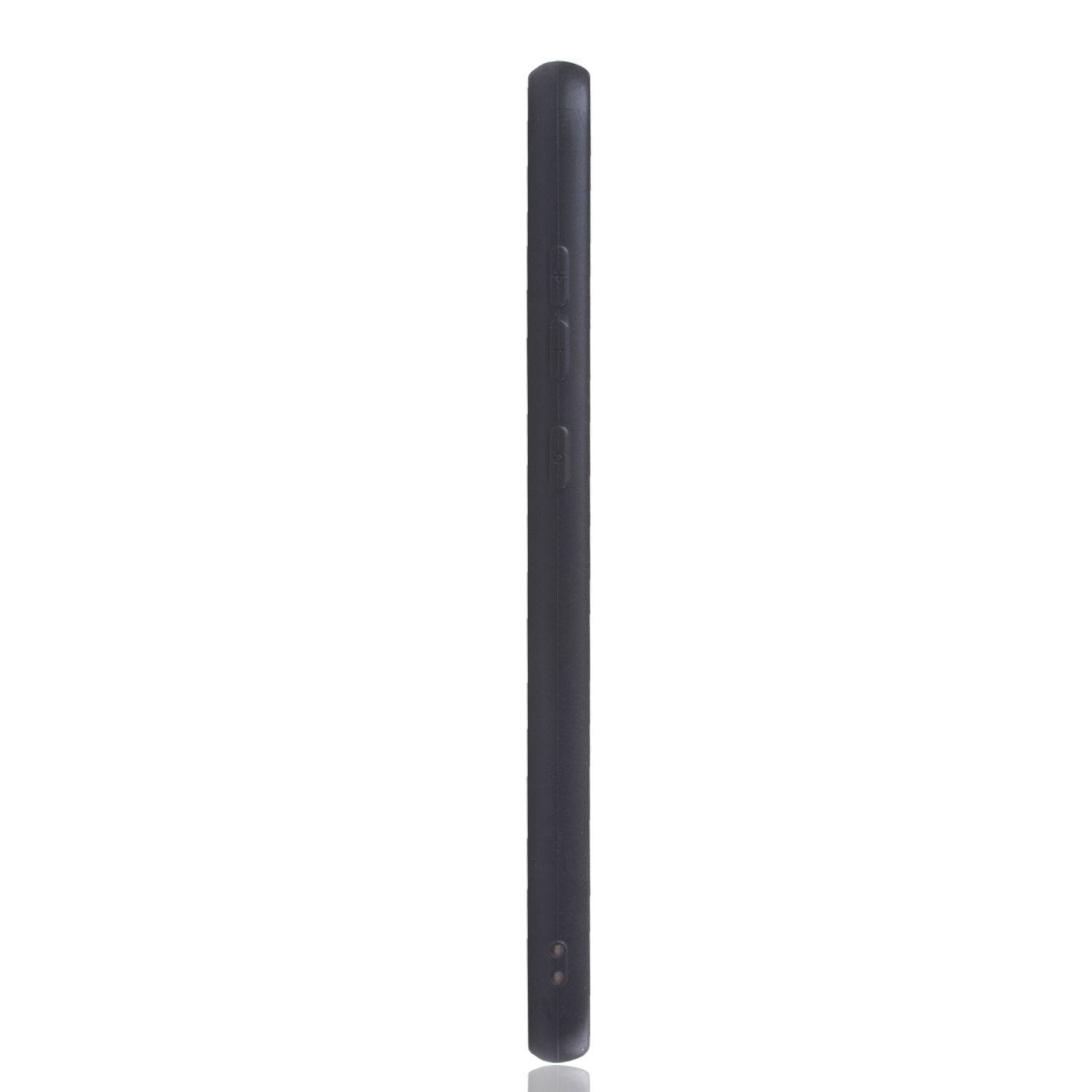 Huawei P8 Lite Handyhülle Backcover Schwarz
