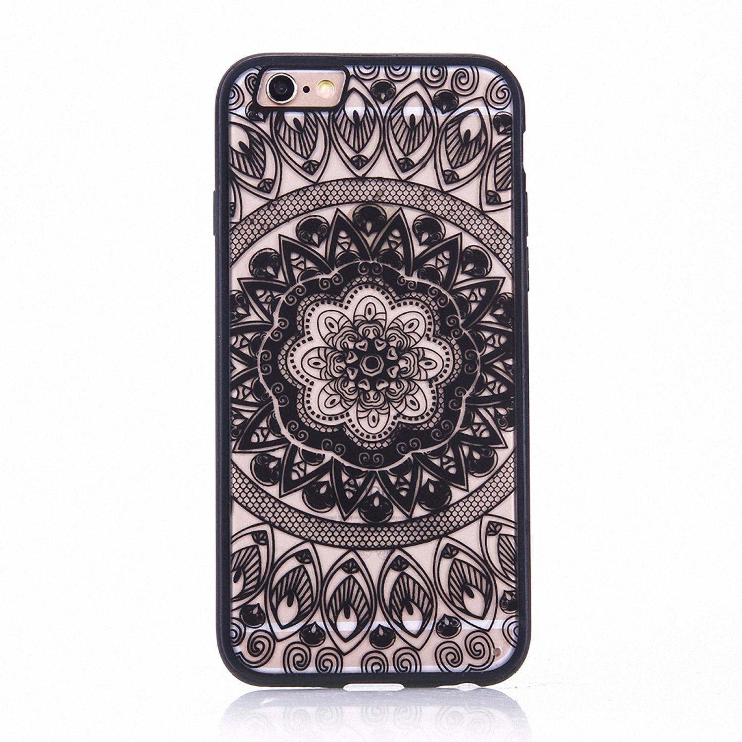 Huawei P8 Lite Handyhülle Backcover Schwarz